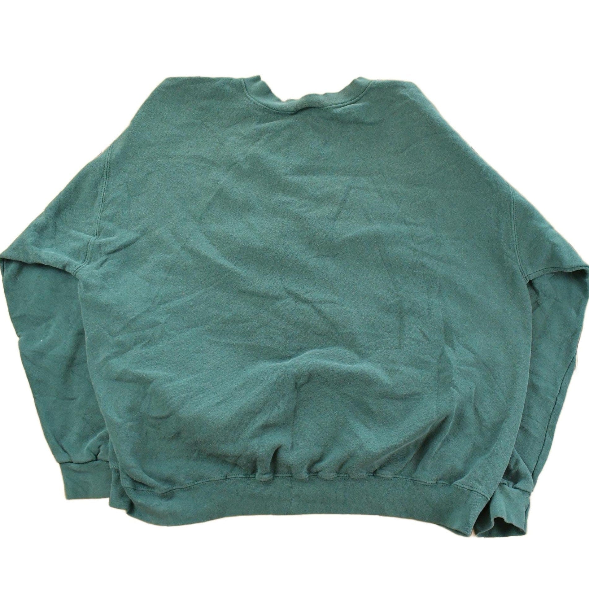 Vintage 1990s Nike Swoosh Crewneck Sweatshirt Men's Large - Image 2