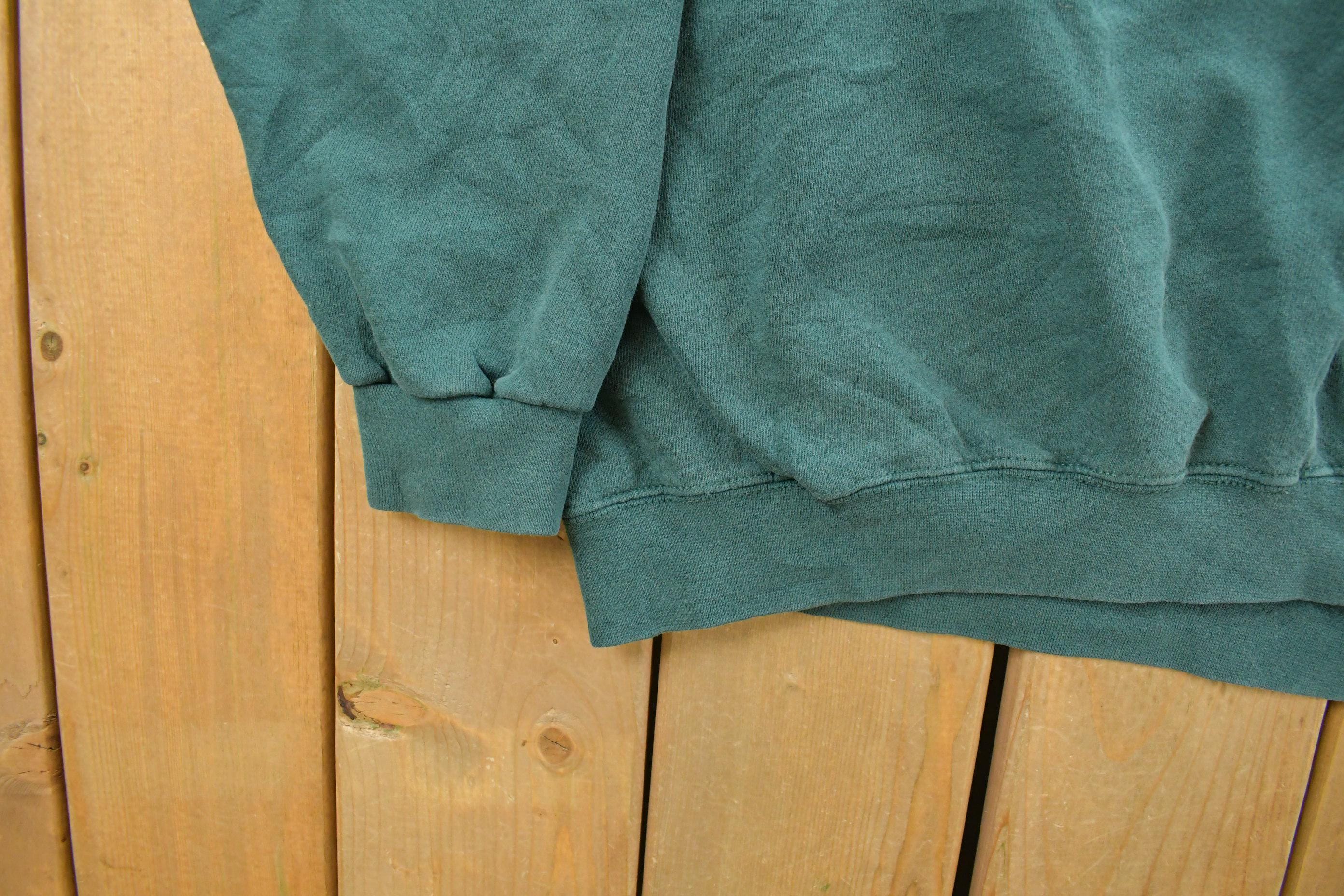 Vintage 1990s Nike Swoosh Crewneck Sweatshirt Men's Large - Image 3