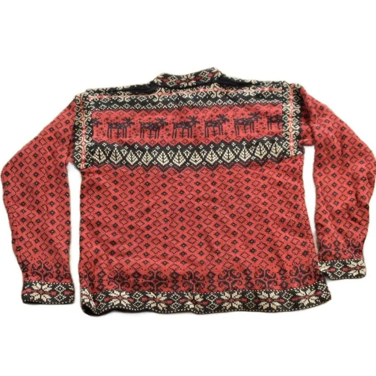 Vintage 1990s Nordic Knit Sweater Apres Ski Women's S - Image 2