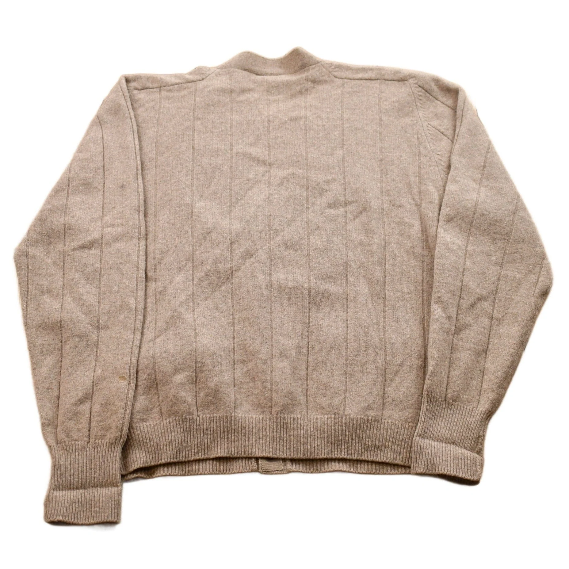 Vintage 1990s Nordstrom Knitted Lambswool Cardigan Sweater Men's S - Image 2
