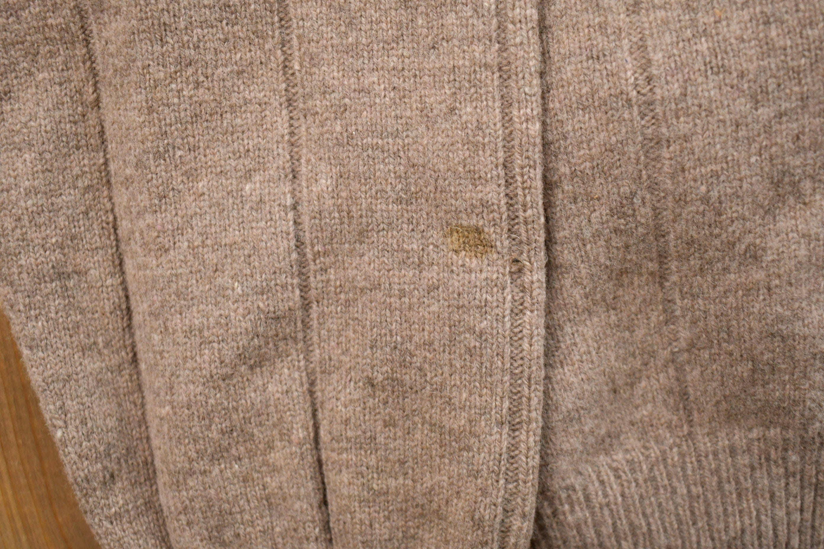 Vintage 1990s Nordstrom Knitted Lambswool Cardigan Sweater Men's S - Image 5