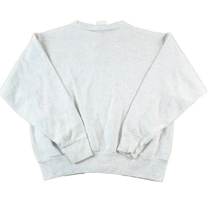 Vintage 1990s North Carolina Souvenir Quarter Button Crewneck Sweatshirt Made In USA Men's Small - Image 2
