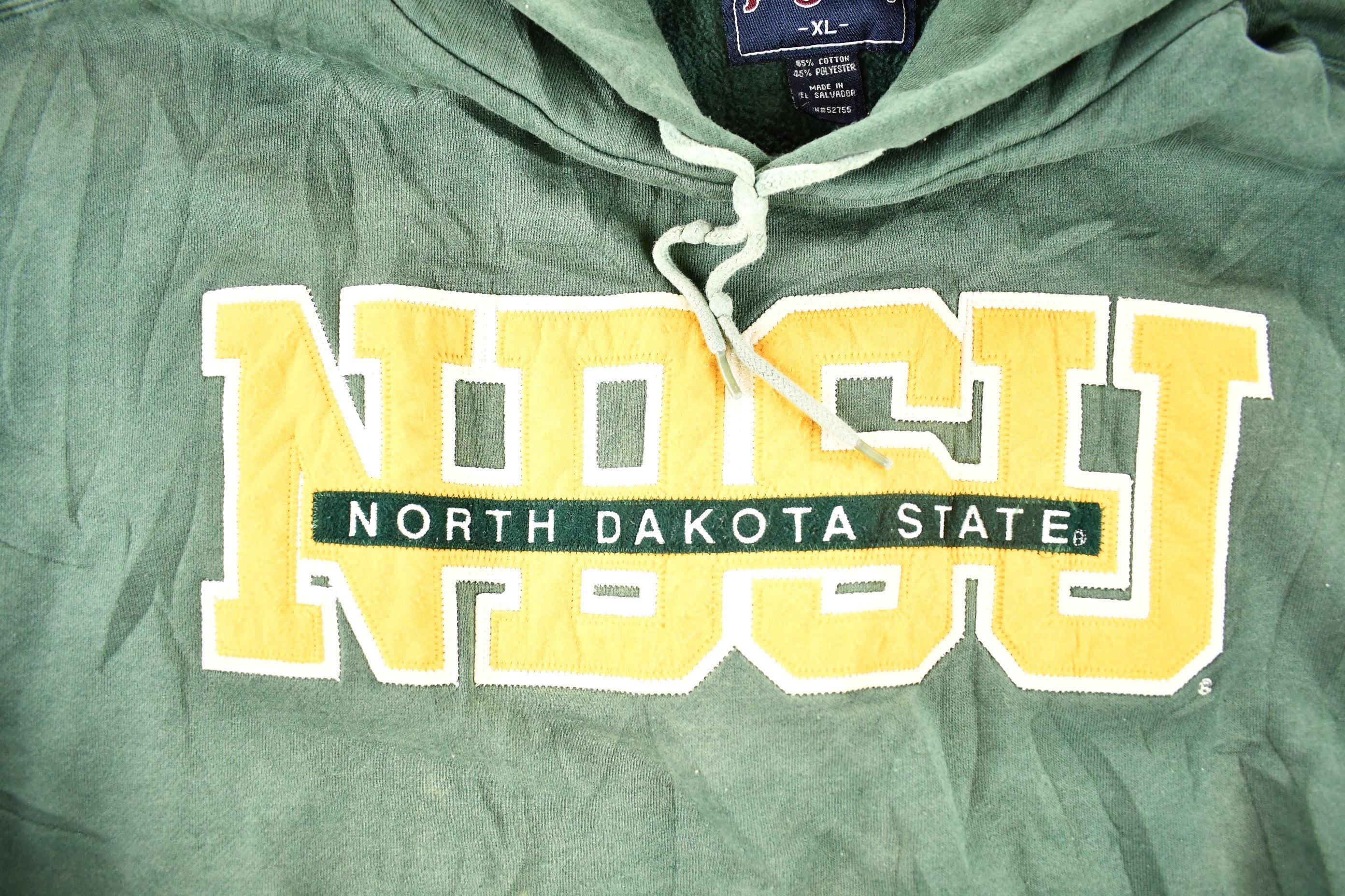 Vintage 1990s North Dakota State University Jansport Hoodie Sweatshirt Mens L - Image 3