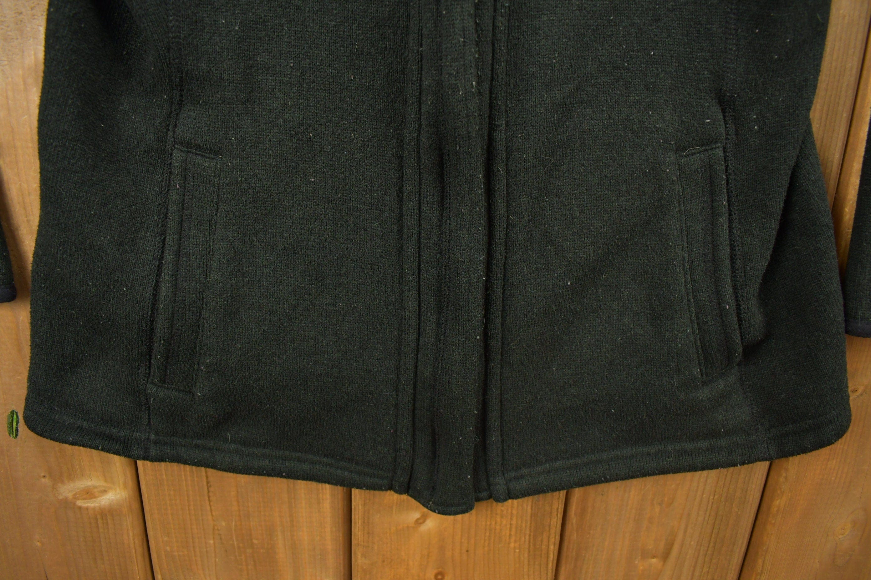 Vintage 1990s North Face Button Fleece Zip Up Sweater Women's XS - Image 4