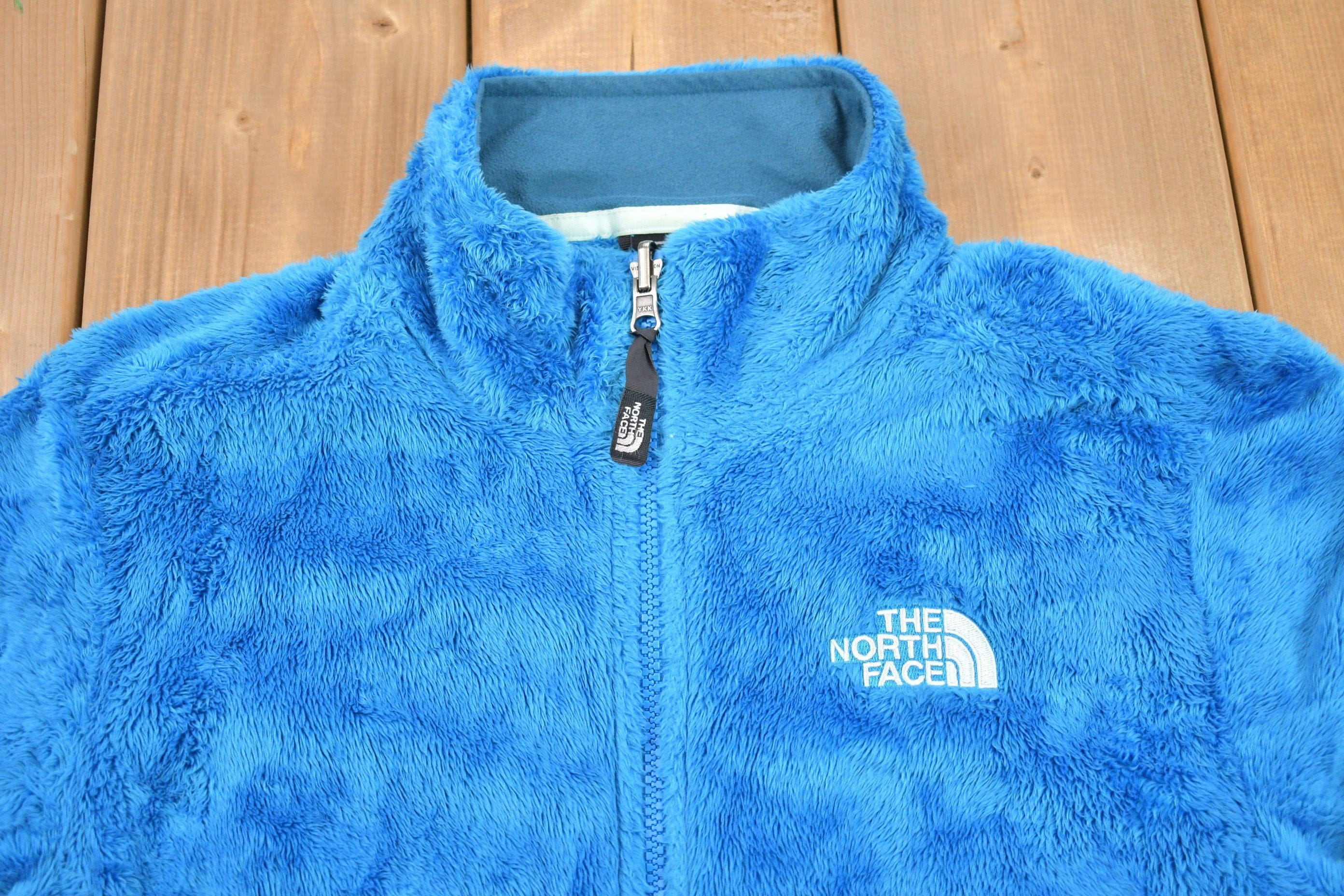 Vintage 1990s North Face Deep Pile Fleece Sweater Men's Medium - Image 3