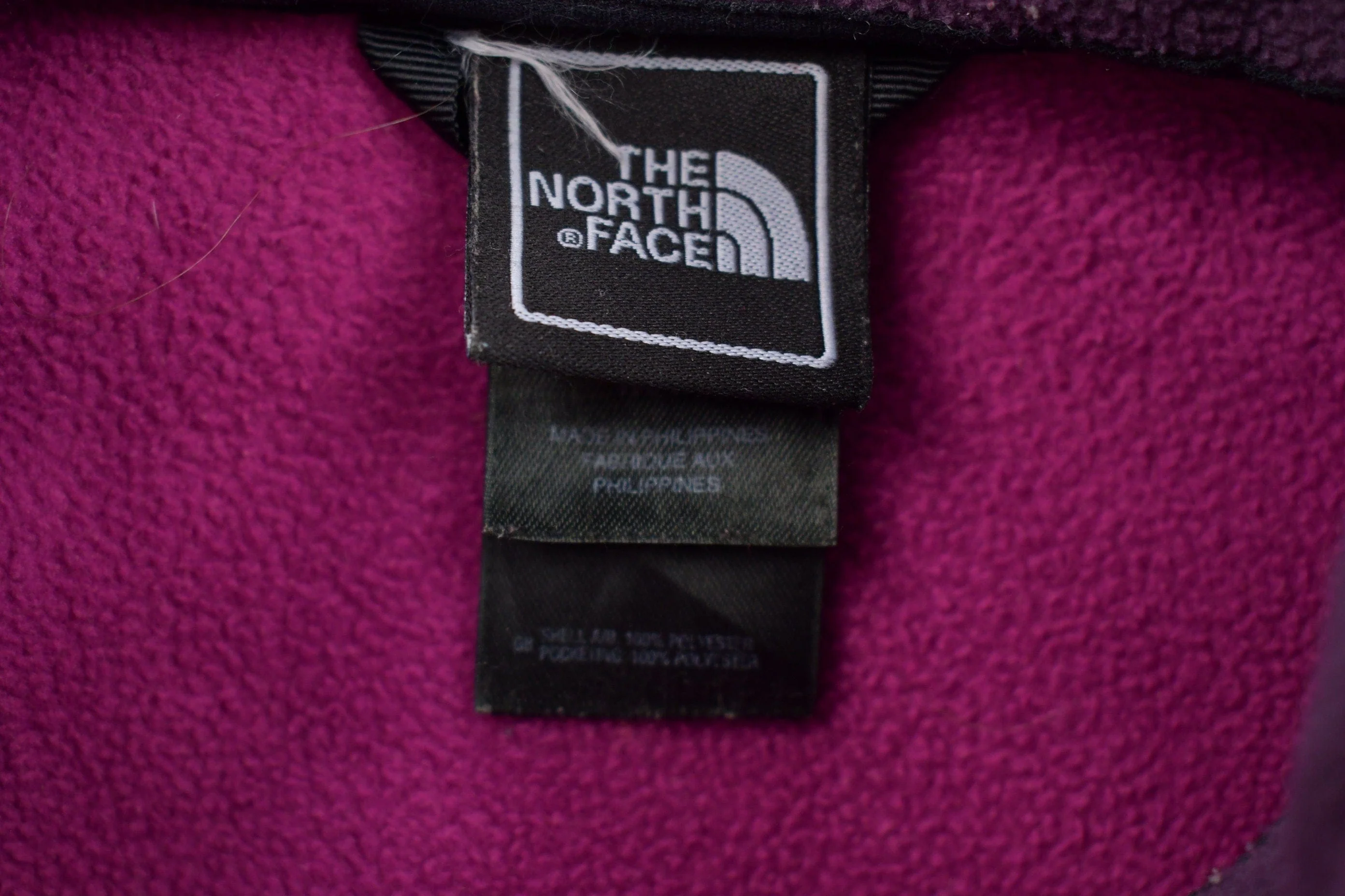Vintage 1990s North Face Fleece Full Zip Sweater Women's S - Image 3