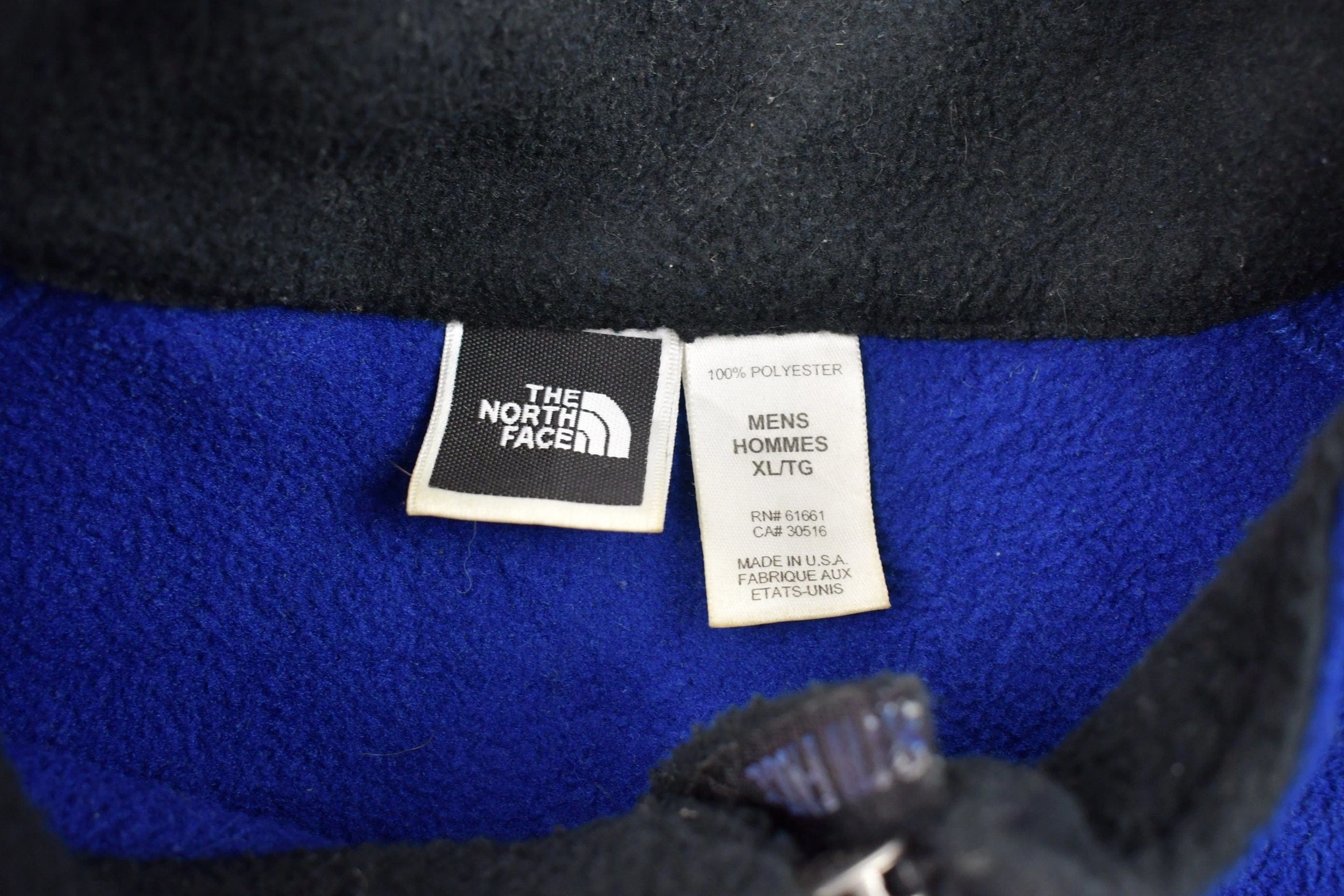 Vintage 1990s North Face Fleece Sweater Vest Men's 2XL - Image 3
