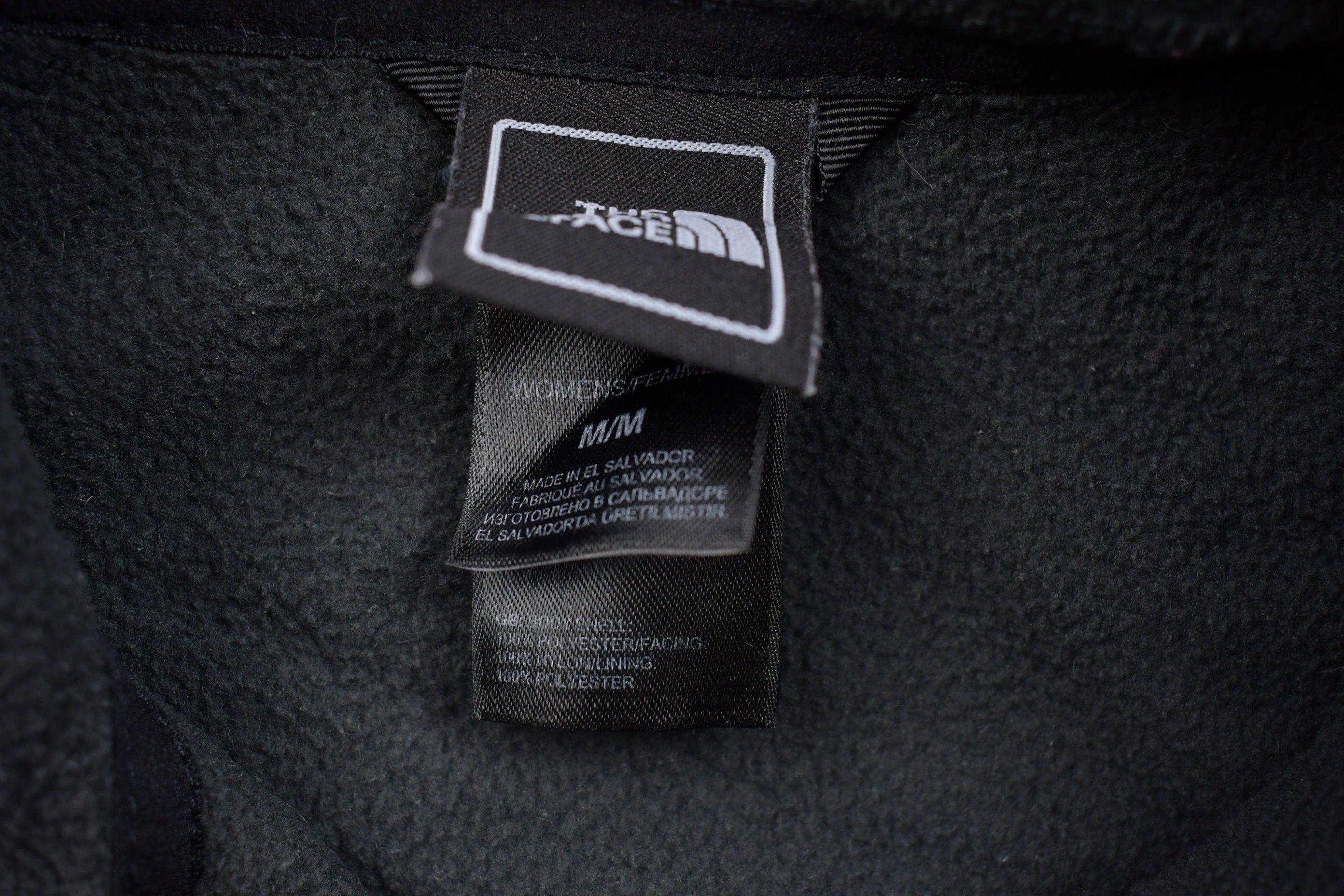 Vintage 1990s North Face Fleece Zip Up Sweater Men's Medium - Image 3