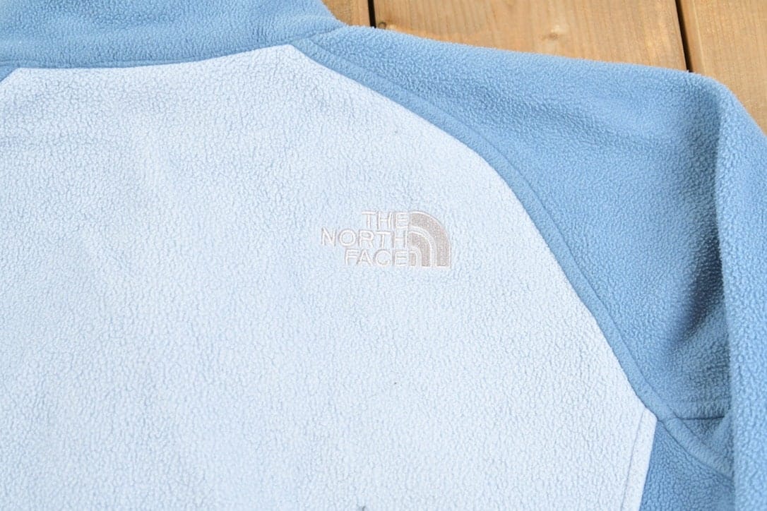 Vintage 1990s North Face Fleece Zip Up Sweater Women's M - Image 4