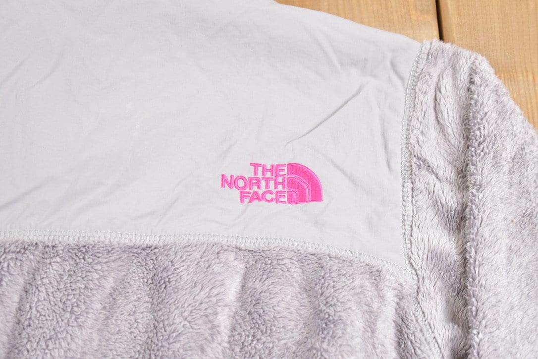 Vintage 1990s North Face Fleece Zip Up Sweater Youth XL - Image 4