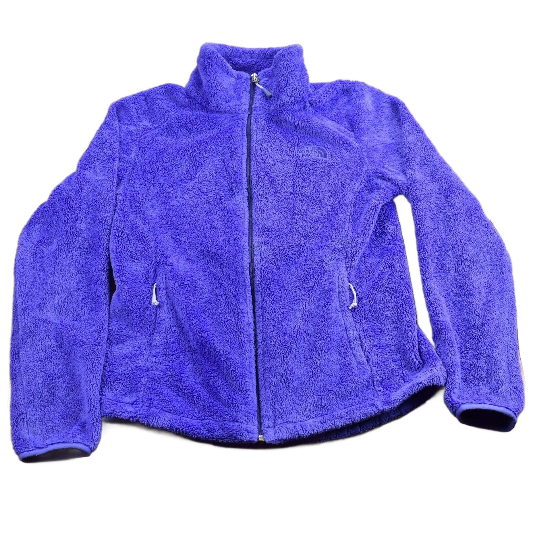 Vintage 1990s North Face Purple Fleece Full Zip Sweater Women's S
