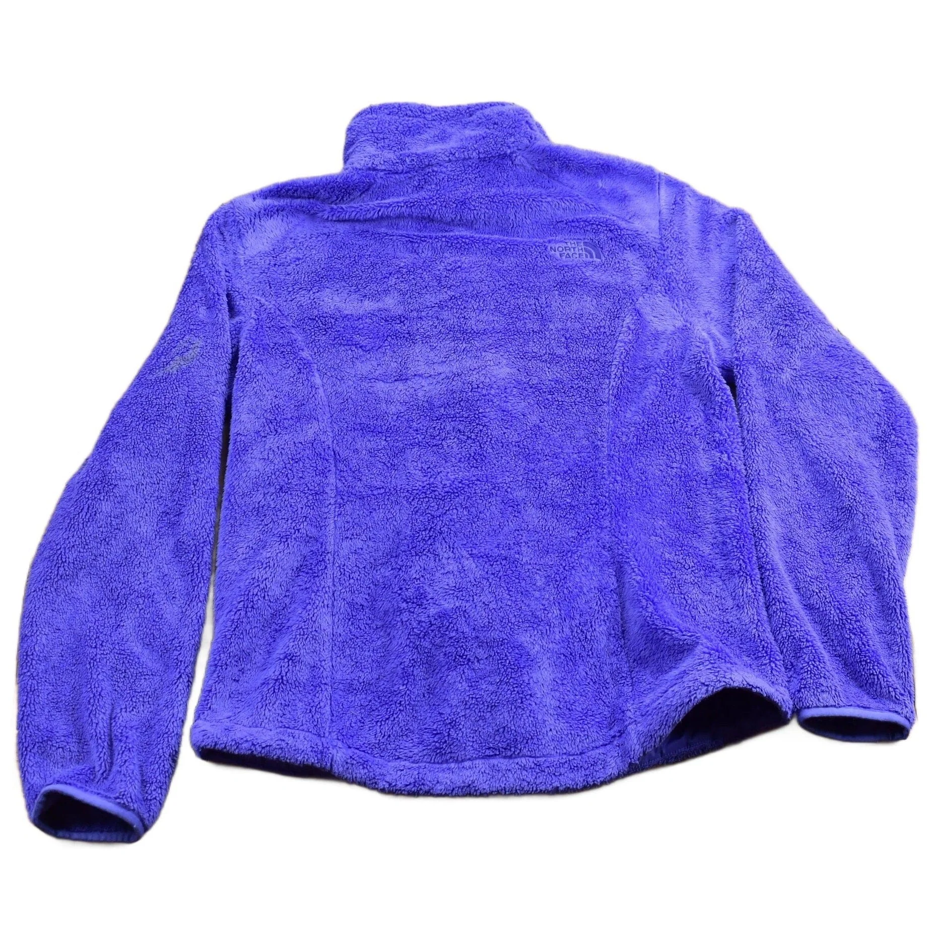 Vintage 1990s North Face Purple Fleece Full Zip Sweater Women's S - Image 2