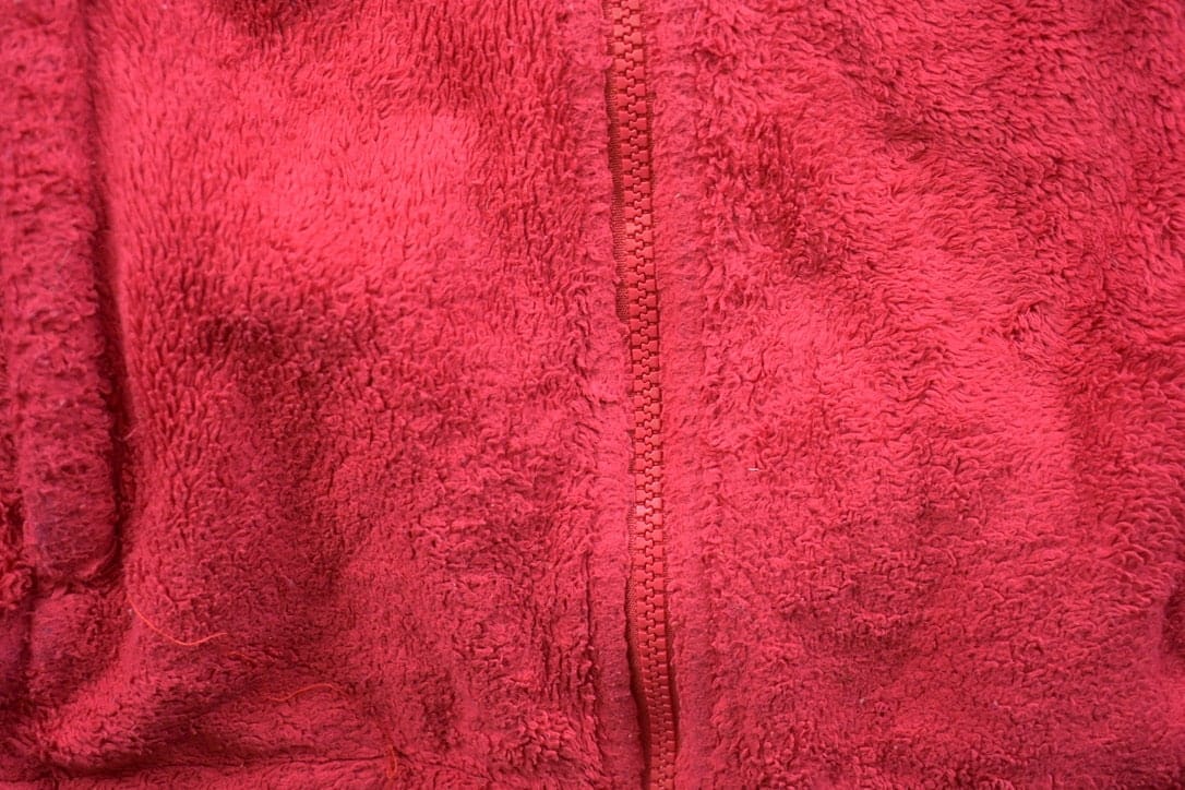 Vintage 1990s North Face Red Fleece Sweater Men's XS - Image 4