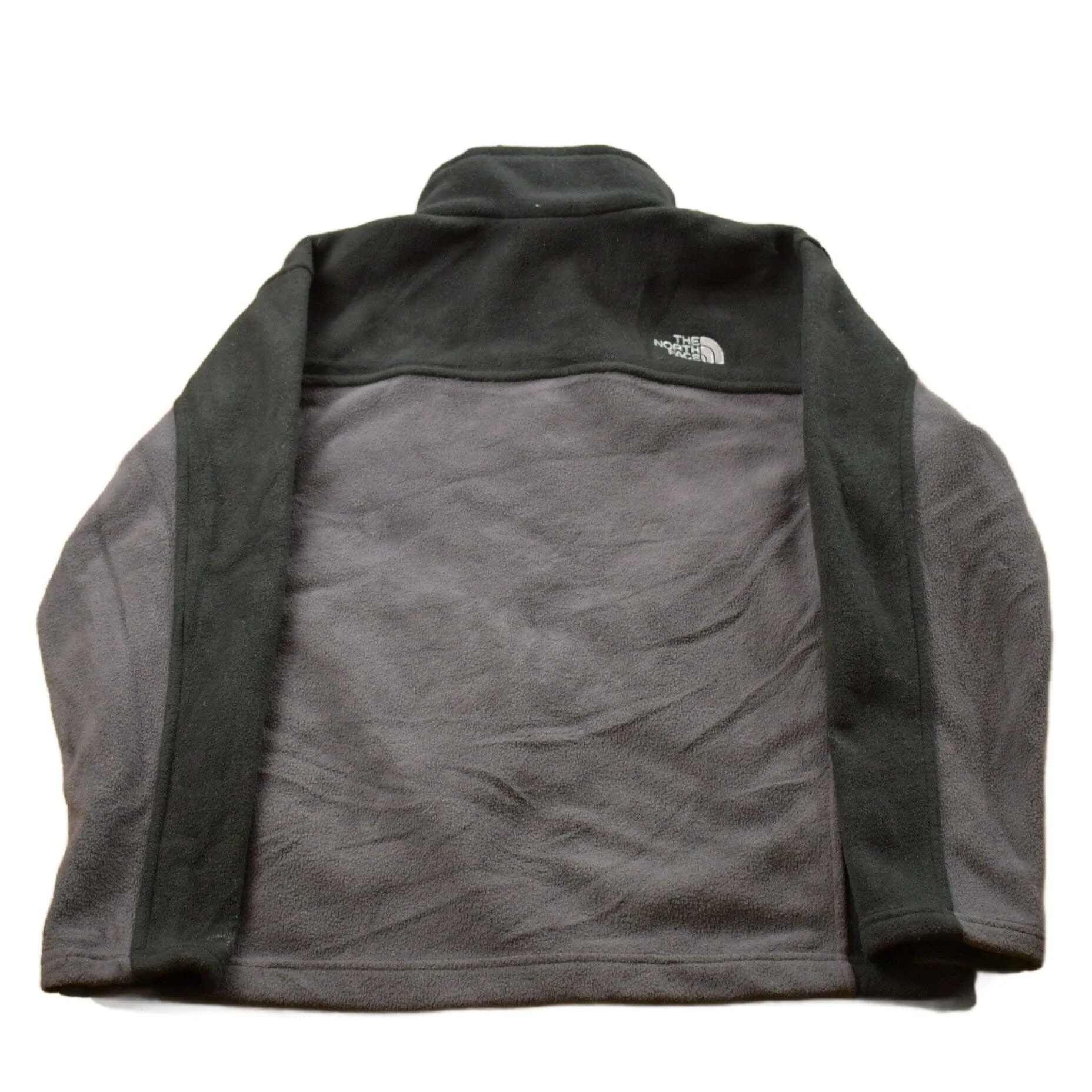 Vintage 1990s North Face Zip Up Fleece Sweater Youth M - Image 2