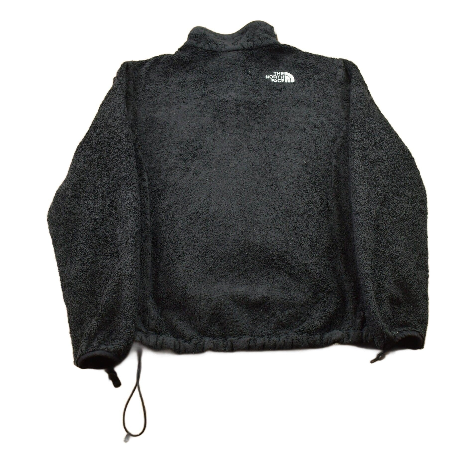 Vintage 1990s North Face Zip Up Fluffy Fleece Sweater Youth L - Image 2