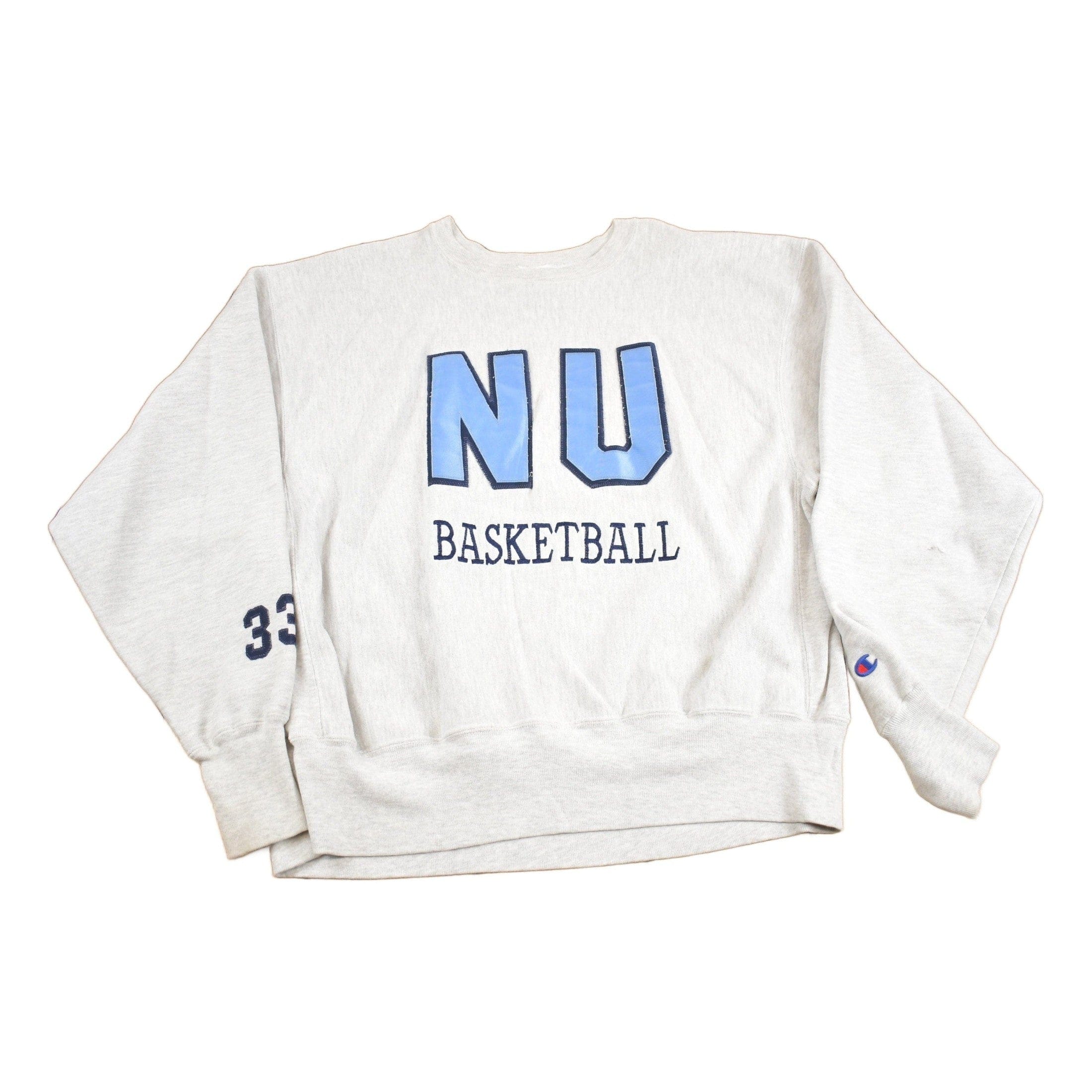 Vintage 1990s North Western University Basketball Champion Sweatshirt Men's XL
