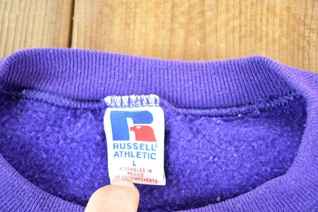 Vintage 1990s Northern Iowa Panthers University Crewneck Mens L - Image 4