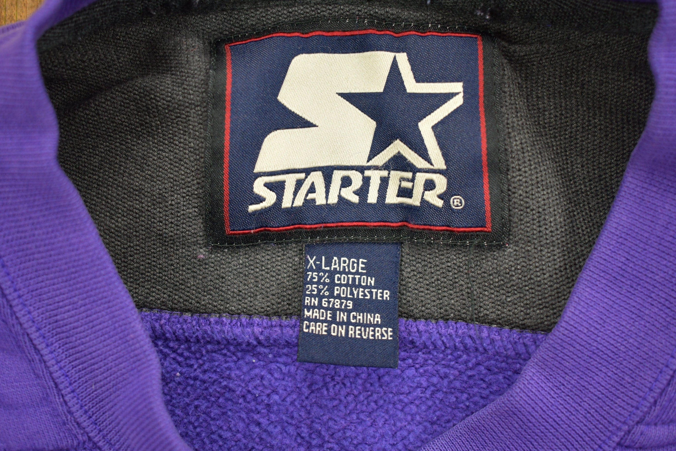 Vintage 1990s Northern Iowa Starter Crewneck Sweatshirt Men's XL - Image 5