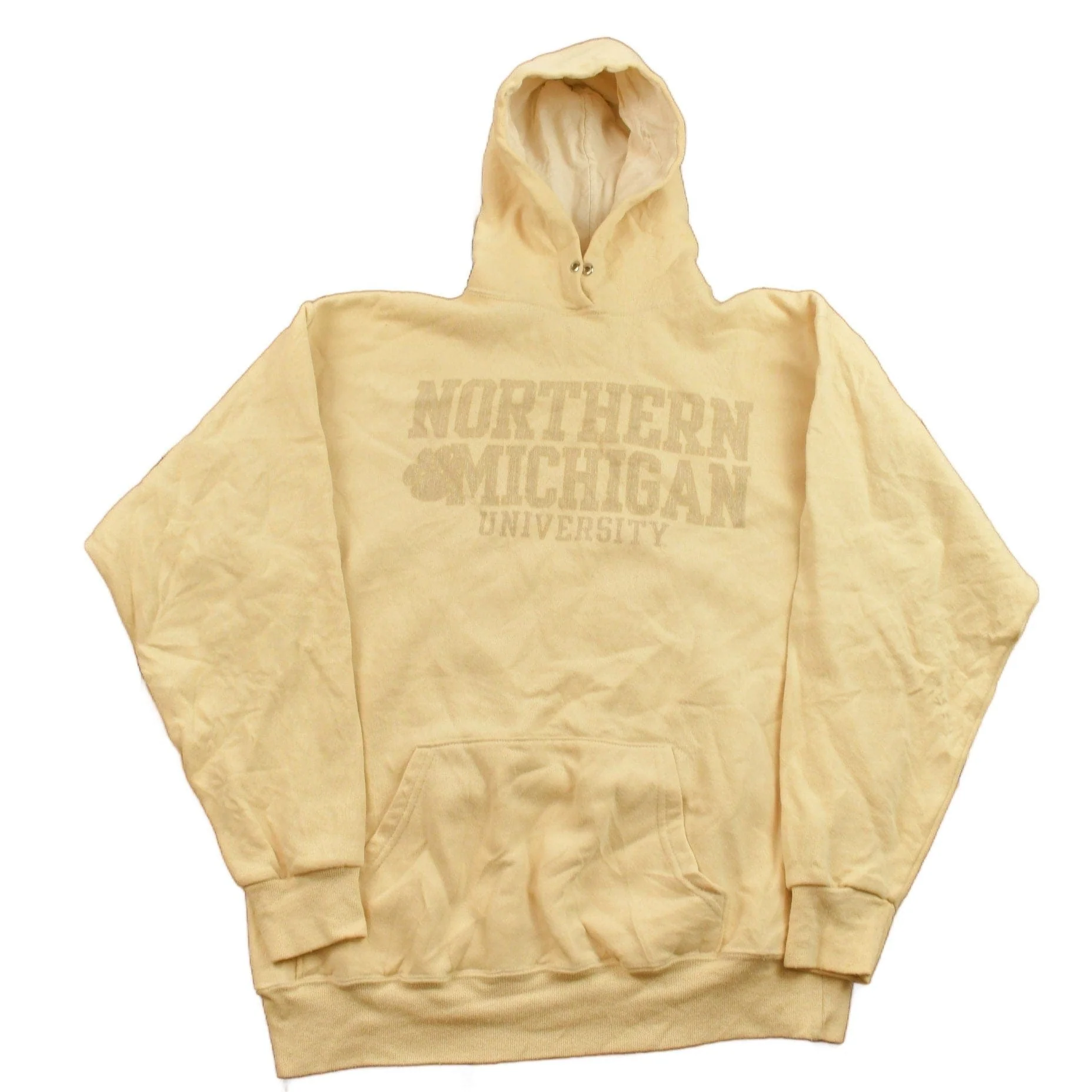 Vintage 1990s Northern Michigan Collegiate Hoodie Men's Large