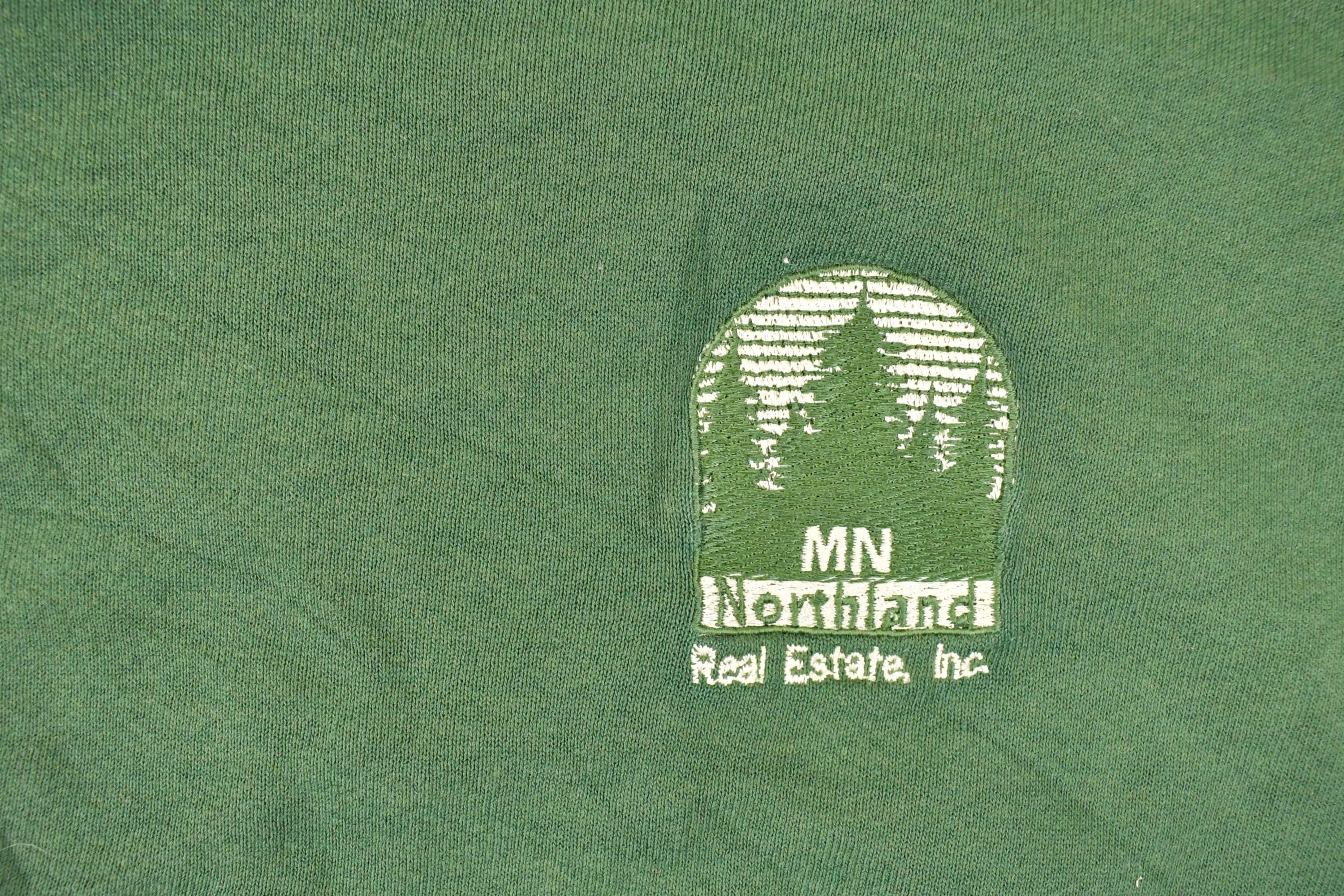Vintage 1990s Northland Minnesota Embroidered Crewneck Sweatshirt Mens L - Image 3
