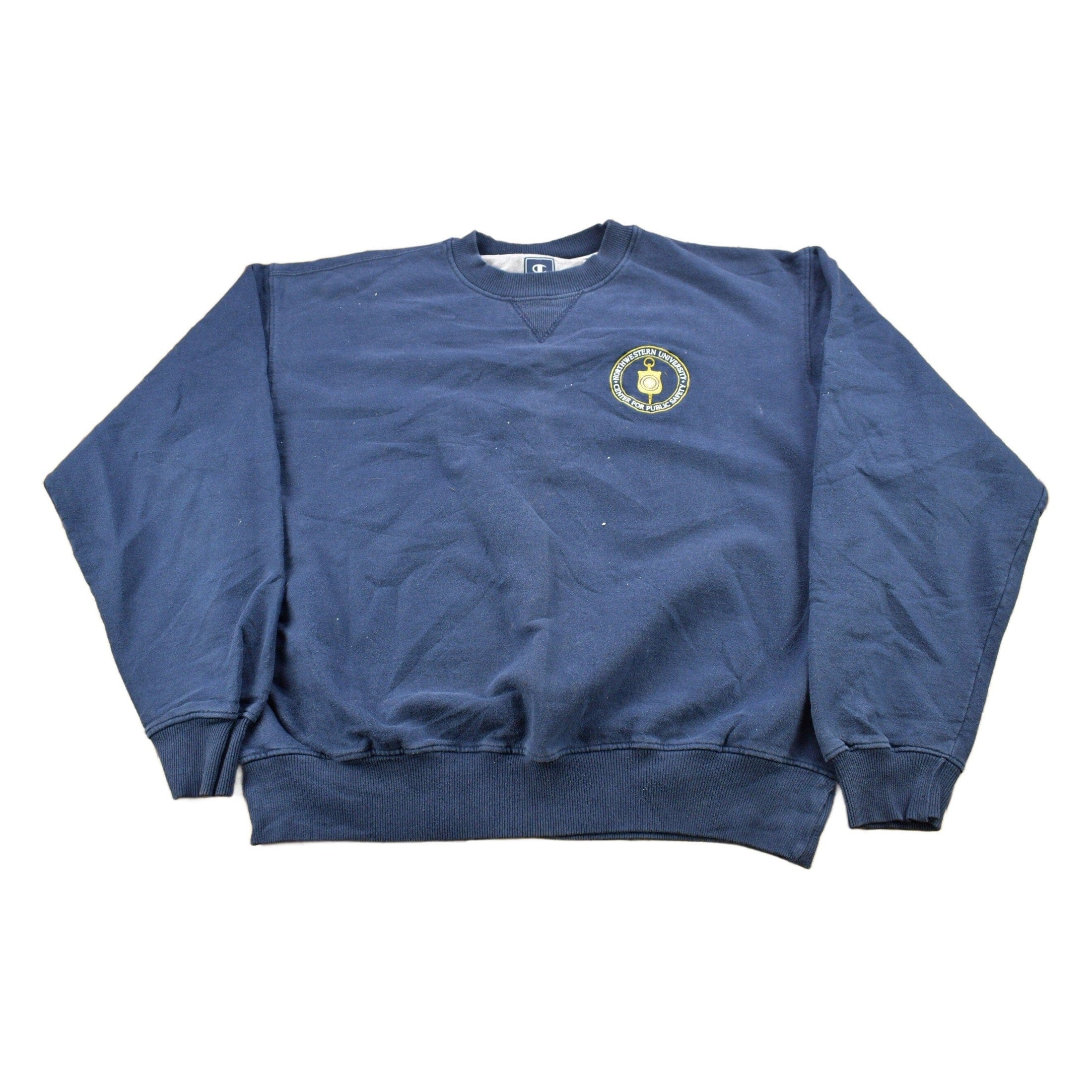Vintage 1990s Northwestern University Collegiate Champion Crewneck Men's XL