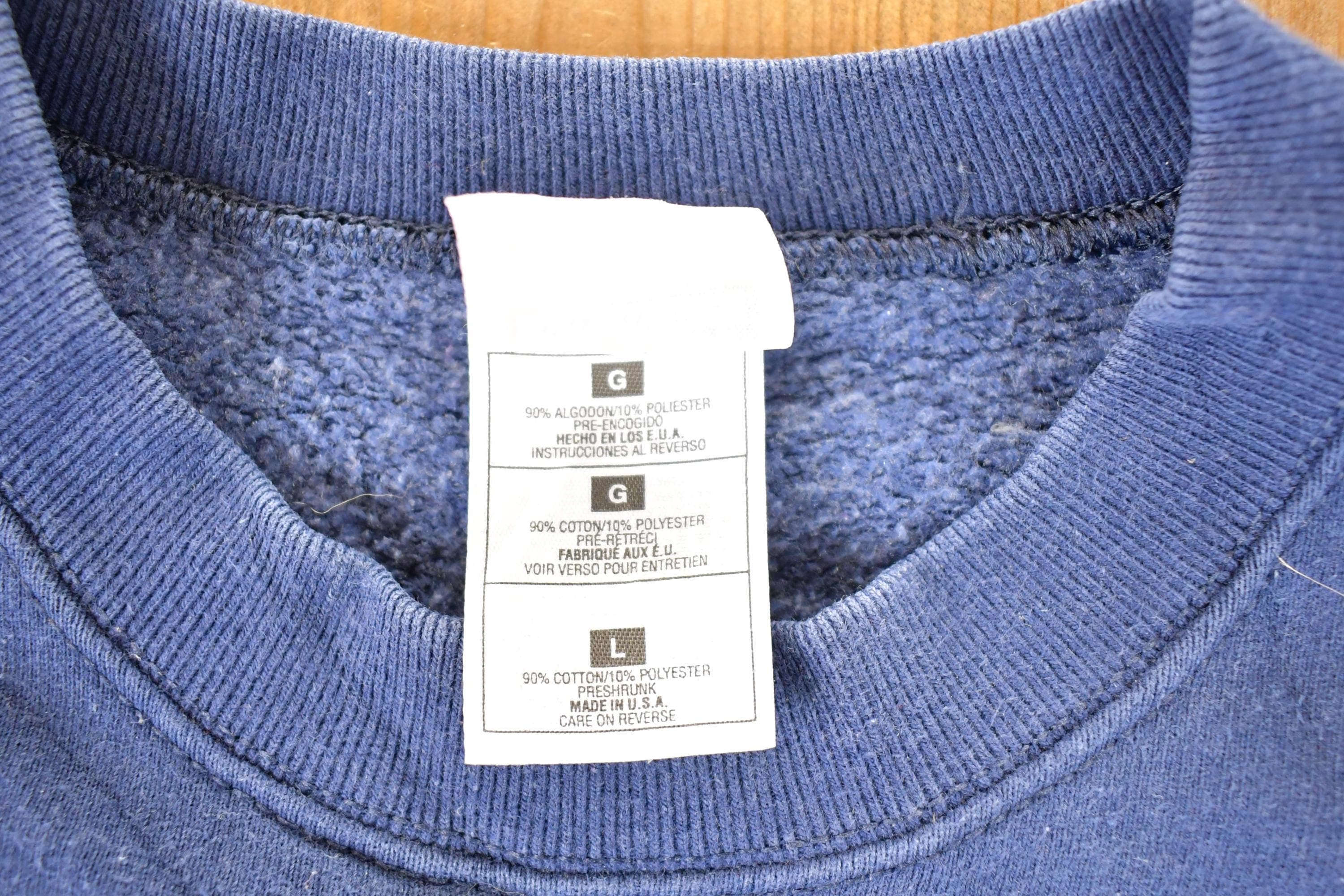 Vintage 1990s Norway Embroidered Crewneck Sweatshirt Men's M - Image 5