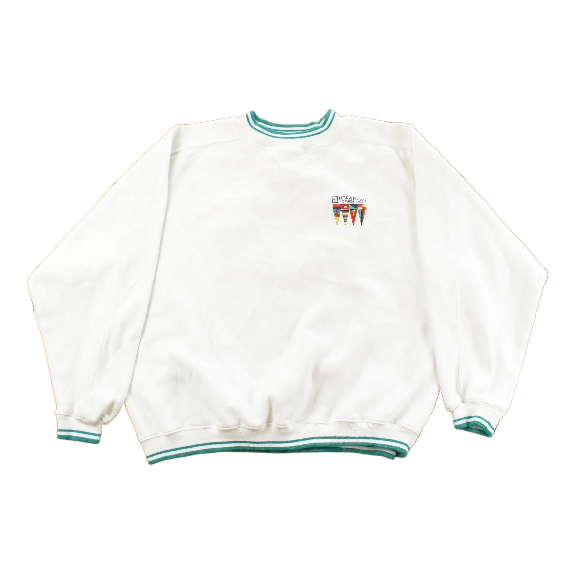 Vintage 1990s Norwegian Cruise Lines Crewneck Sweatshirt Men's XL