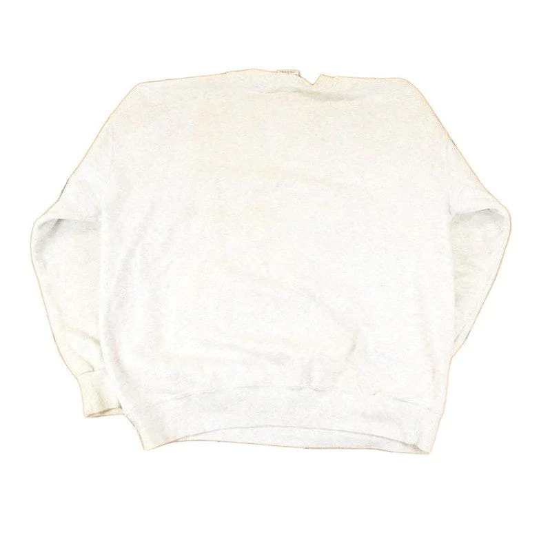 Vintage 1990s Nutmeg Philadelphia Eagles Embroidered NFL Crewneck Sweatshirt Mens L - Image 2