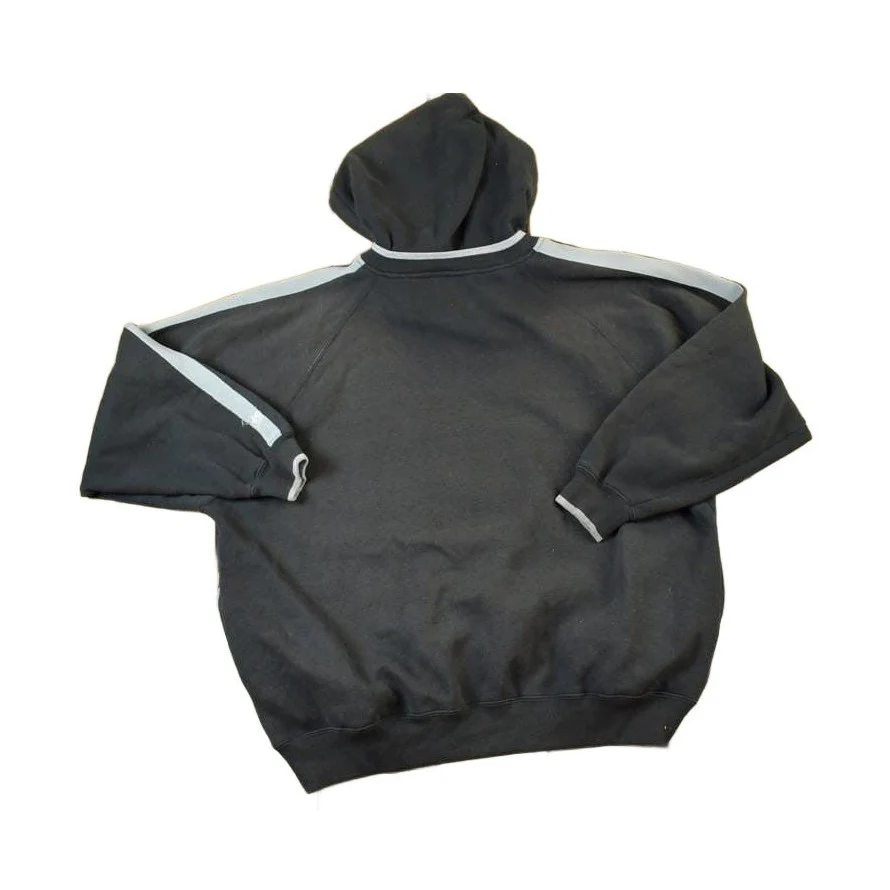 Vintage 1990s Oakland Raiders NFL Football Lee Sport Hooded Sweater Jacket Men's XL - Image 2