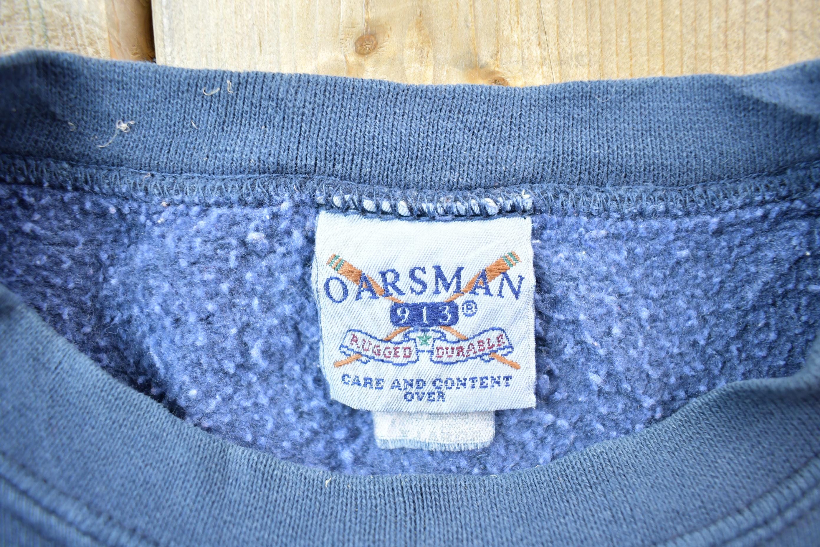 Vintage 1990s Oarsman Macalester College Alumni Collegiate Crewneck Men's XL - Image 3