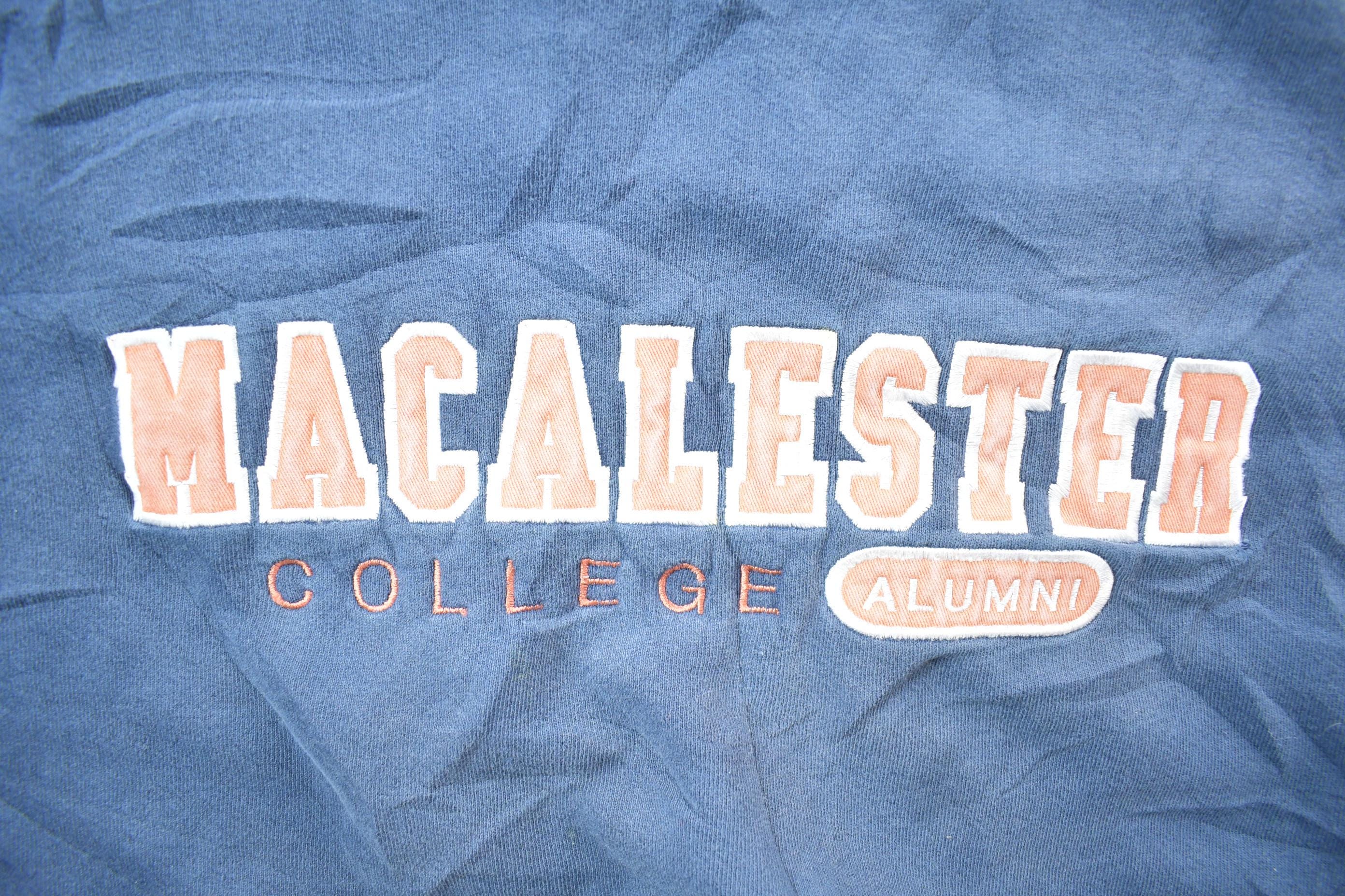 Vintage 1990s Oarsman Macalester College Alumni Collegiate Crewneck Men's XL - Image 4