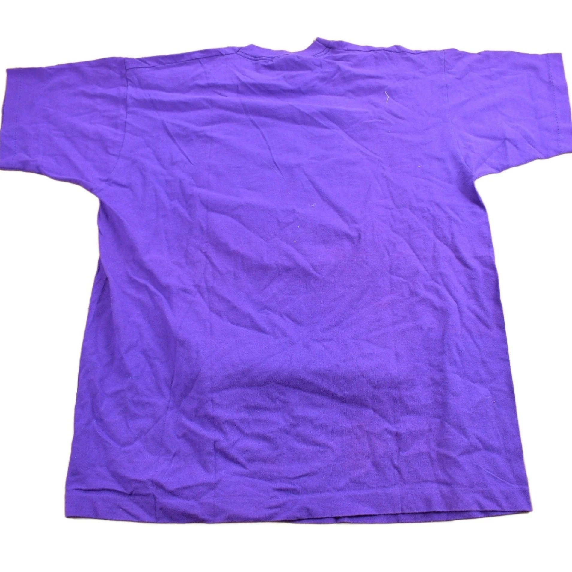 Vintage 1990s Off Campus International Agency Western Orientation Graphic T Shirt Men's XL - Image 2