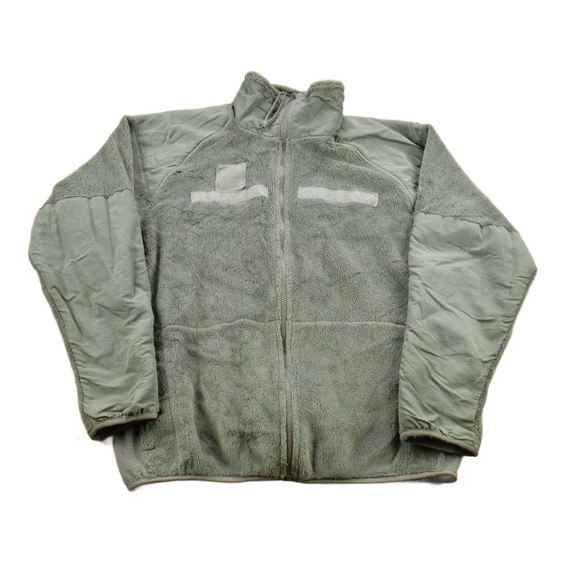 Vintage 1990s Official Army Issue Zip Up Fleece Sweater
