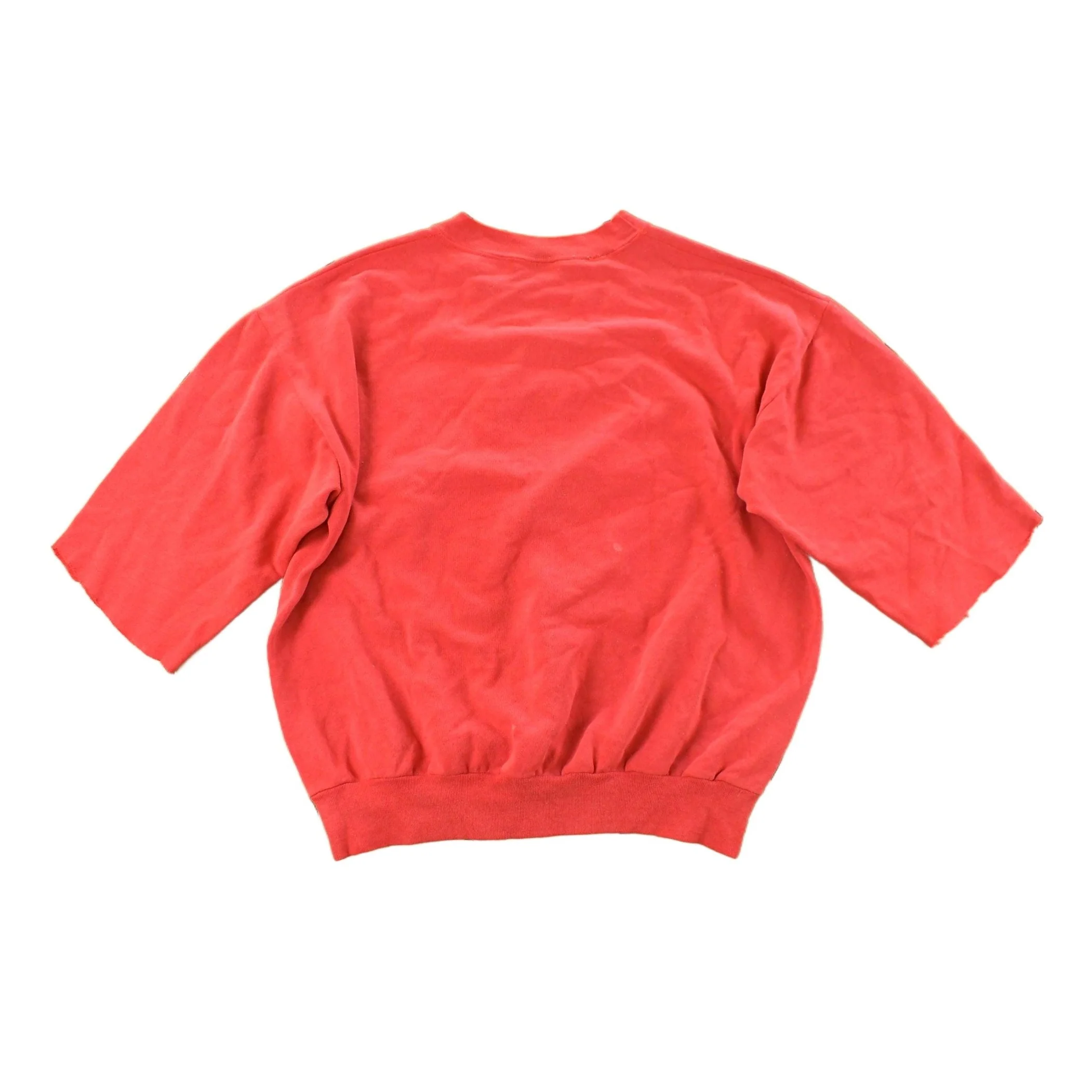 Vintage 1990s Ohio State Buckeyes Short Sleeve Crewneck Sweatshirt Men's Small - Image 2