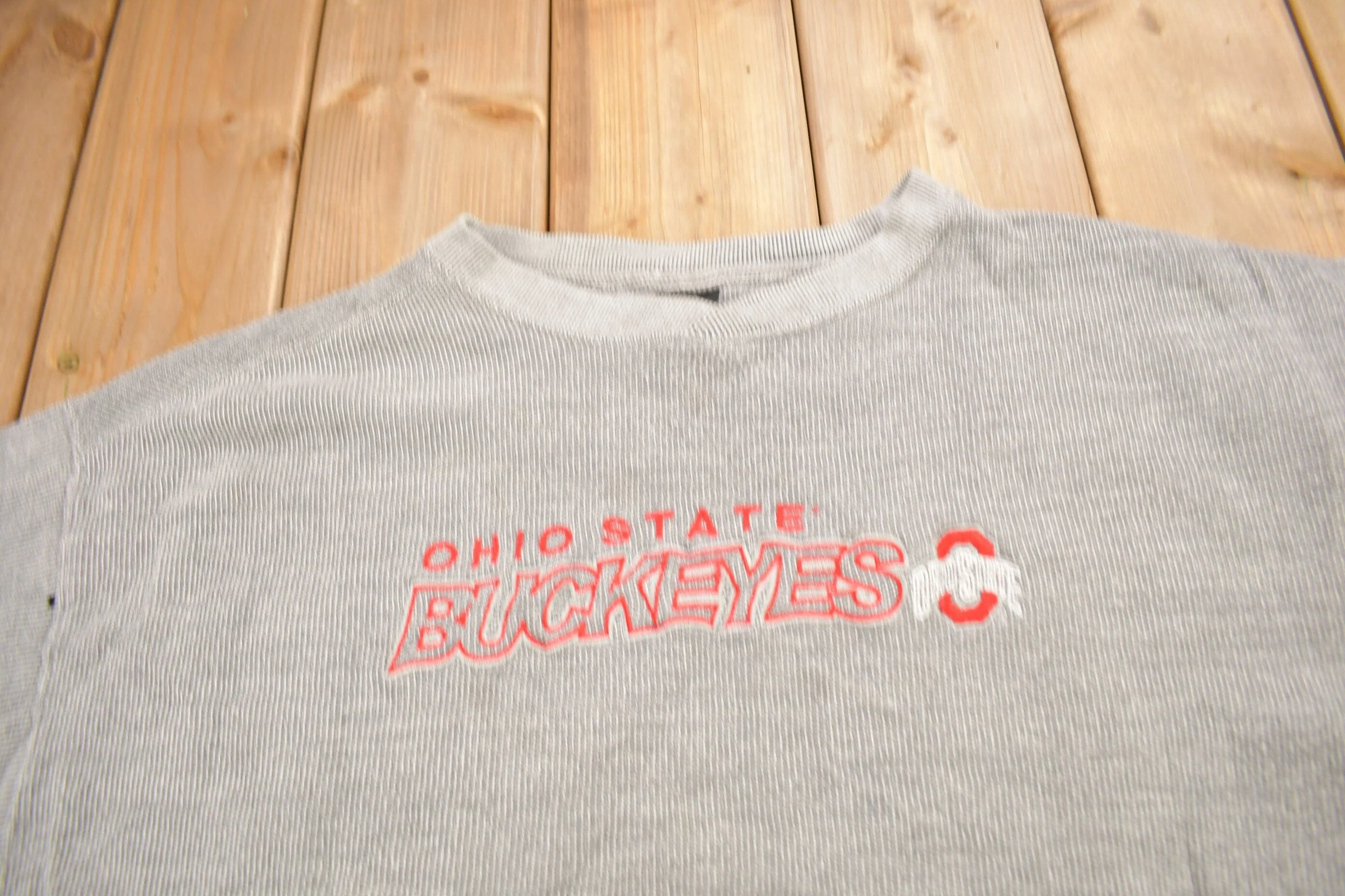 Vintage 1990s Ohio State University Buckeyes Collegiate Starter Crewneck Men's 3XL - Image 3