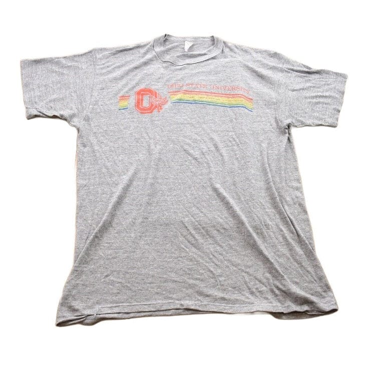 Vintage 1990s Ohio State University Rainbow Collegiate T-Shirt Men's Large