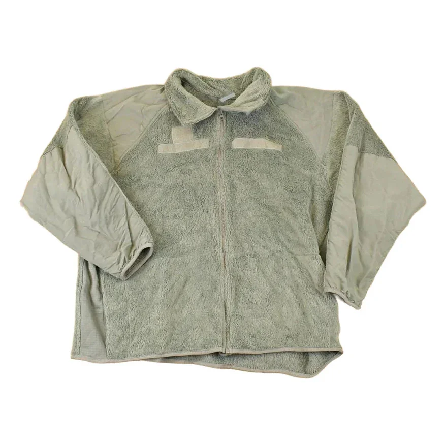 Vintage 1990s Olive Military Fleece Outdoorsman Sweater Men's XL