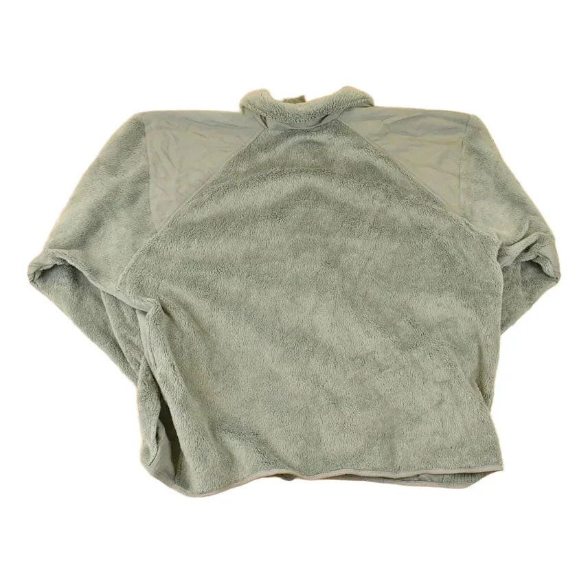 Vintage 1990s Olive Military Fleece Outdoorsman Sweater Men's XL - Image 2