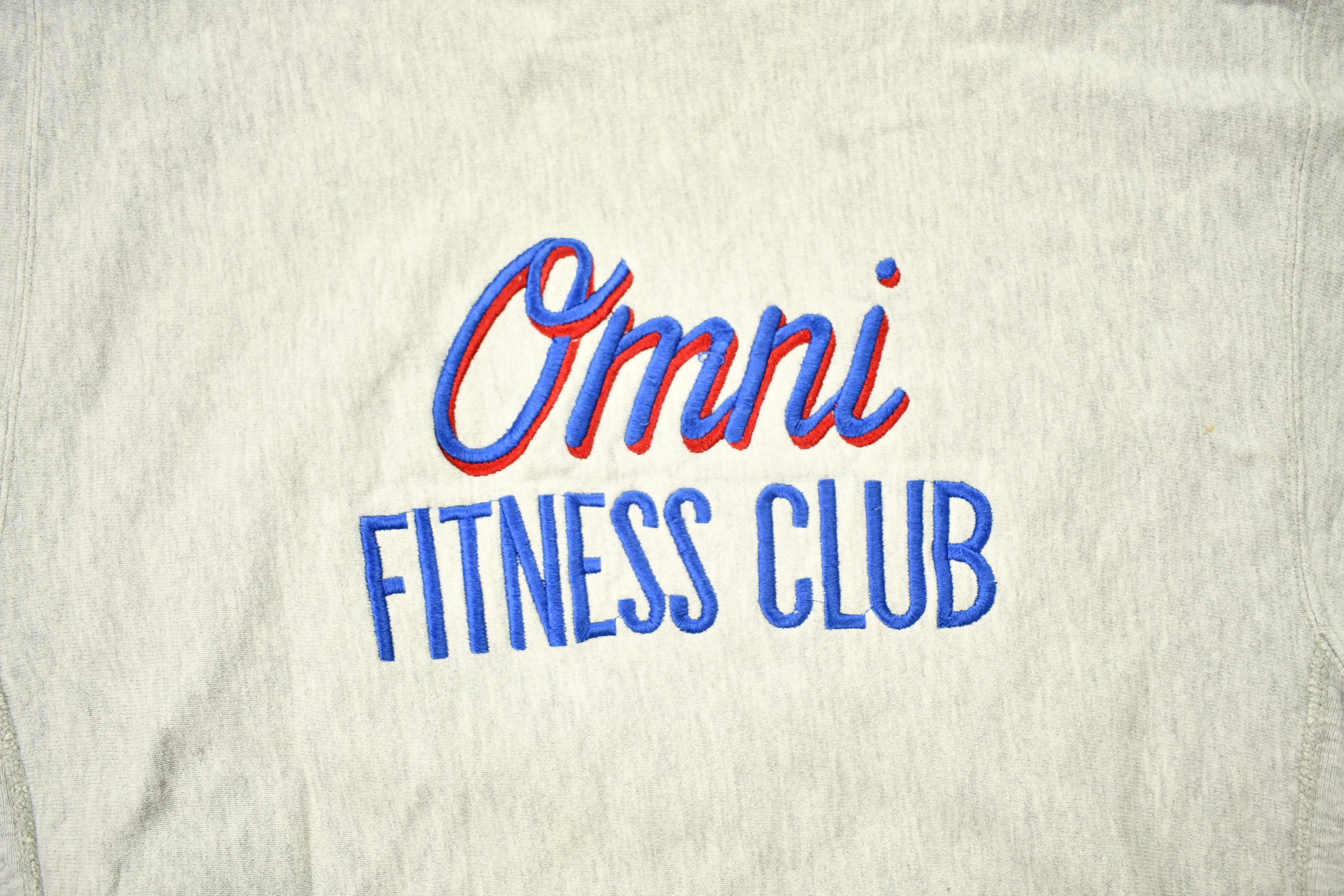 Vintage 1990s Omni Fitness Club Champion Reverse Weave Crewneck Sweatshirt Men's Large - Image 3