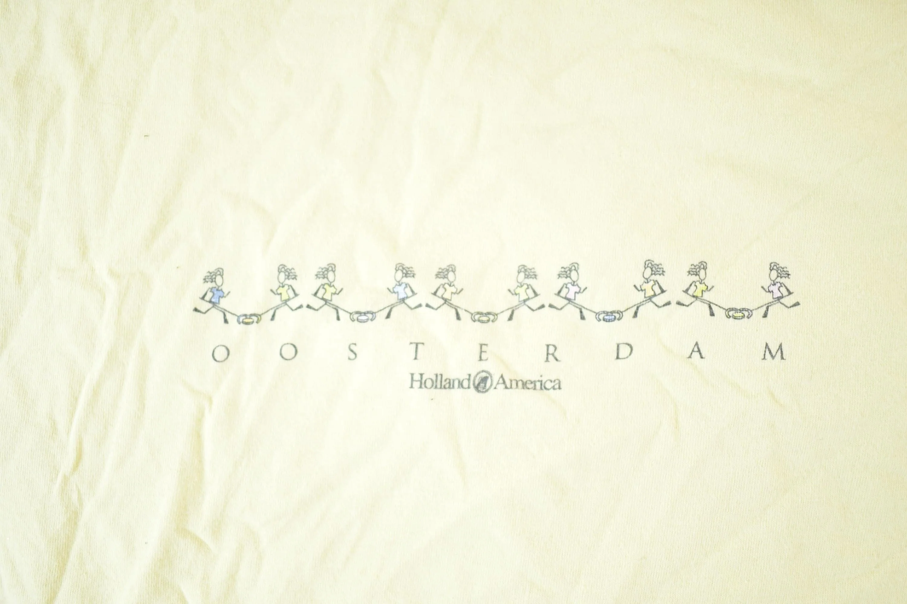 Vintage 1990s OOSterdam Holland America Souvenir T-Shirt Mens XL - Image 3
