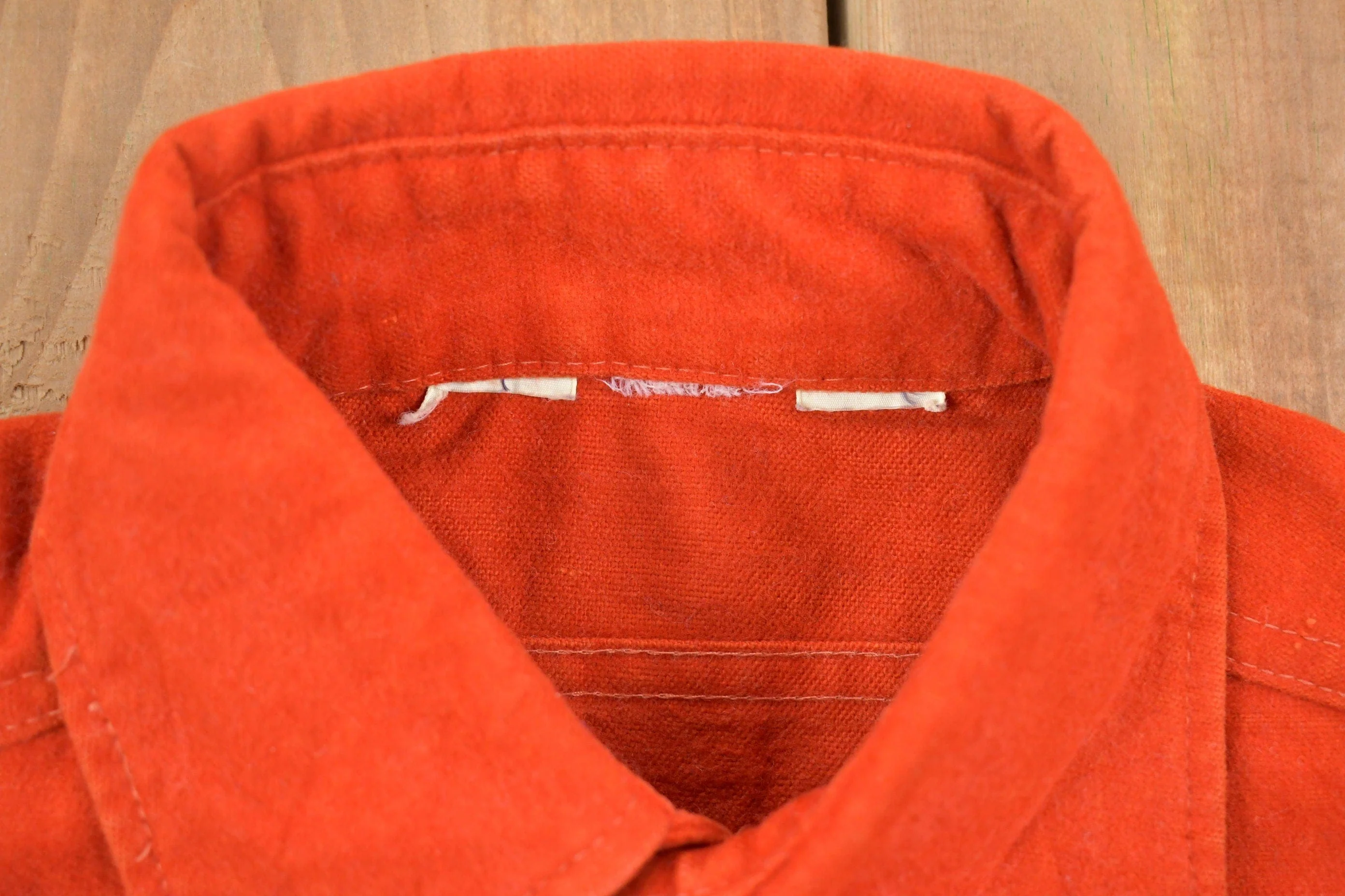 Vintage 1990s Orange Button Up Shirt Men's Large - Image 3