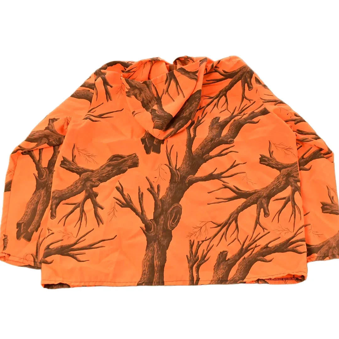 Vintage 1990s Orange Tree Camo Hunting Jacket Men's 2XL - Image 2