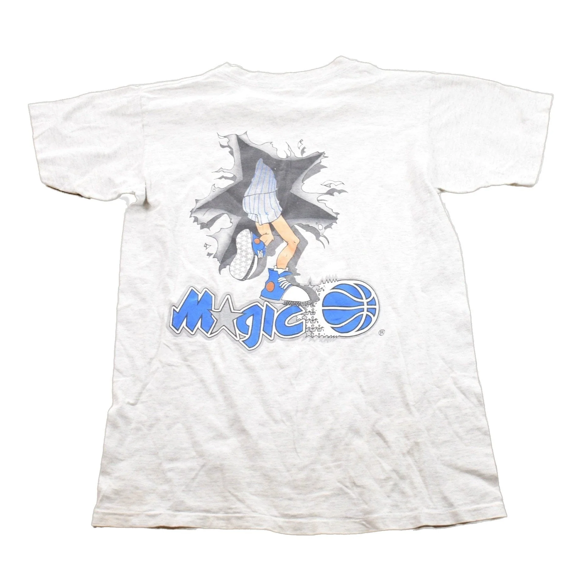 Vintage 1990s Orlando Magic Graphic T-Shirt Men's Small - Image 2