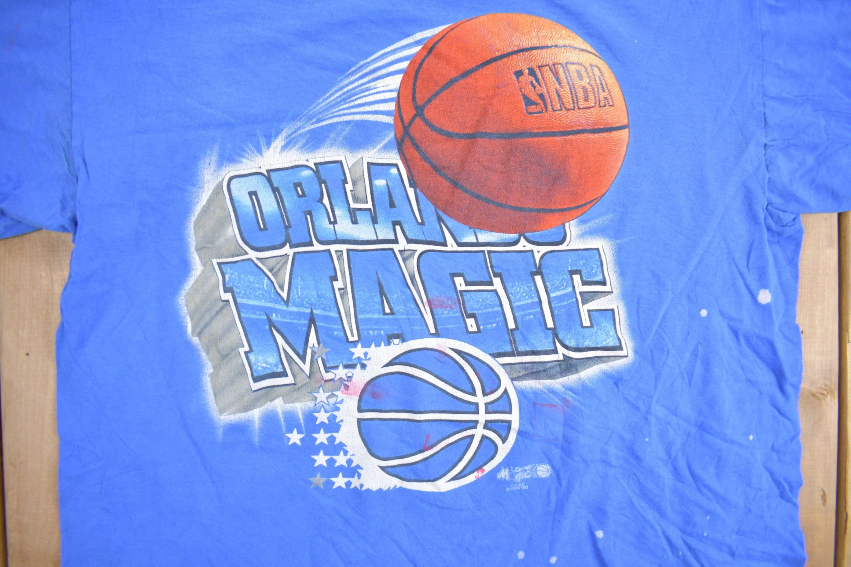 Vintage 1990s Orlando Magic Graphic T-Shirt Men's XL - Image 3