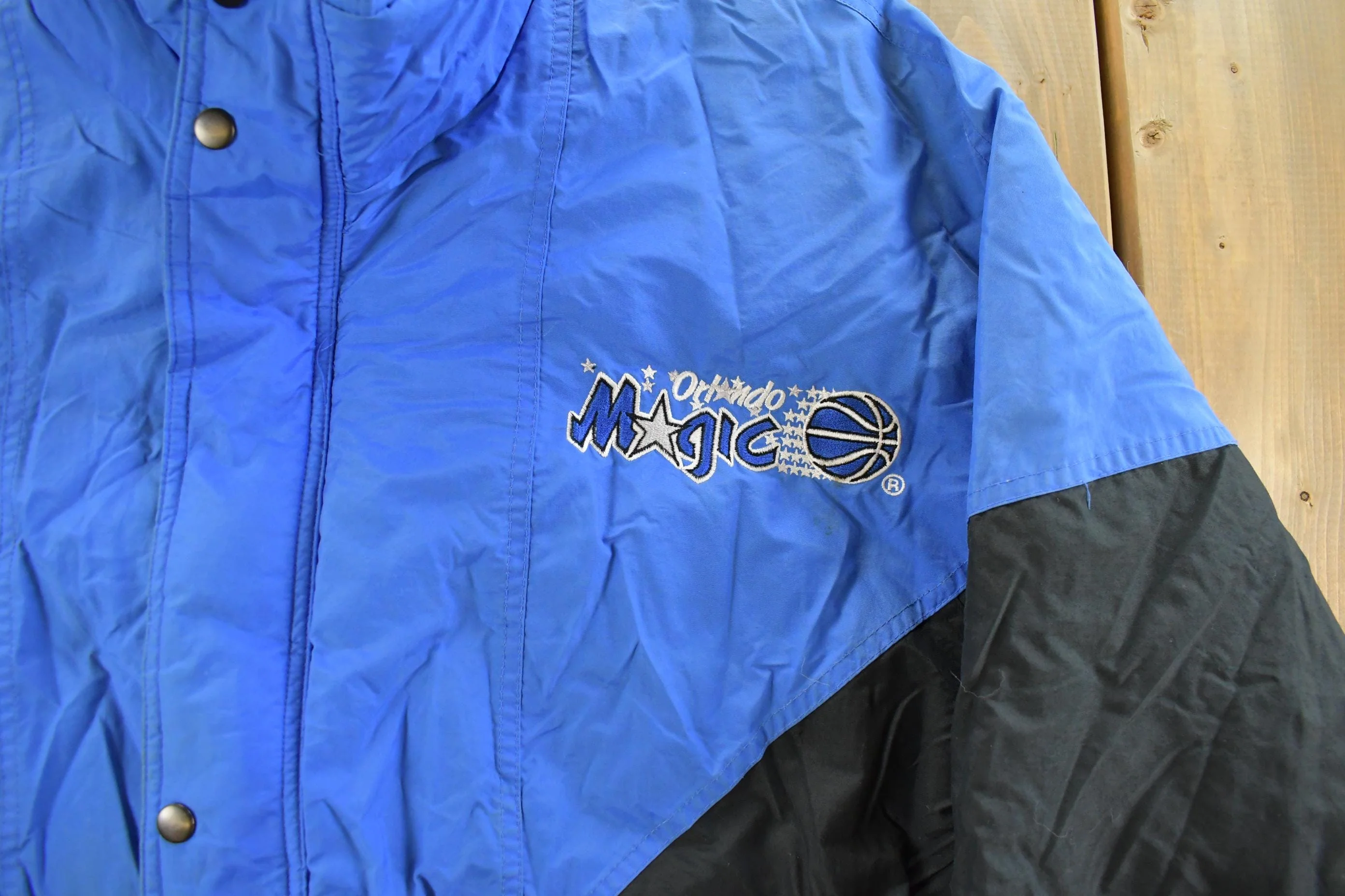 Vintage 1990s Orlando Magic NBA Jacket Men's XL - Image 3