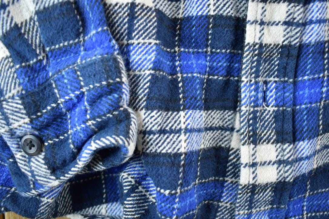Vintage 1990s Orvis Plaid Western Button Up Shirt Men's M - Image 4