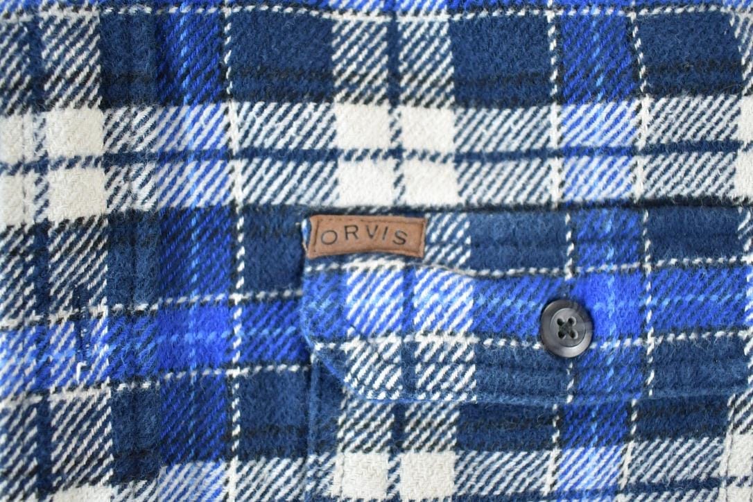 Vintage 1990s Orvis Plaid Western Button Up Shirt Men's M - Image 5