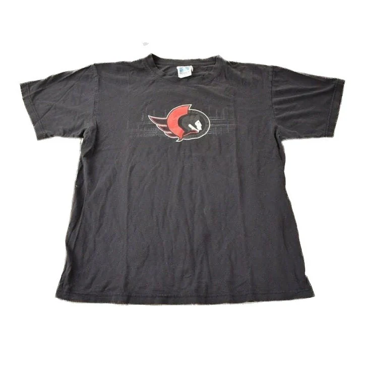Vintage 1990s Ottawa Senators NHL Hockey Graphic T-Shirt