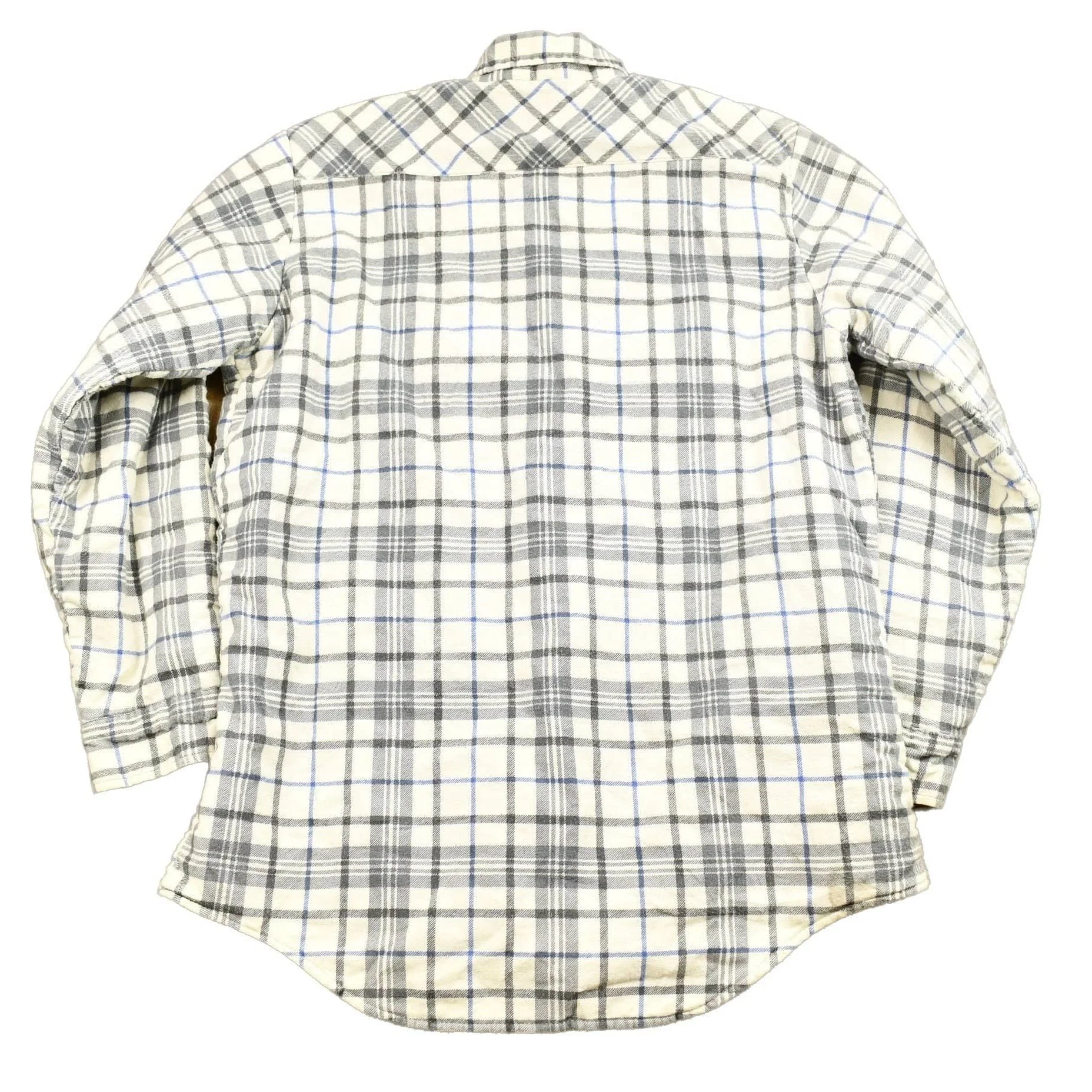 Vintage 1990s Outdoor Exchange Heavyweight Insulated Button Up Shirt Men's Large - Image 2