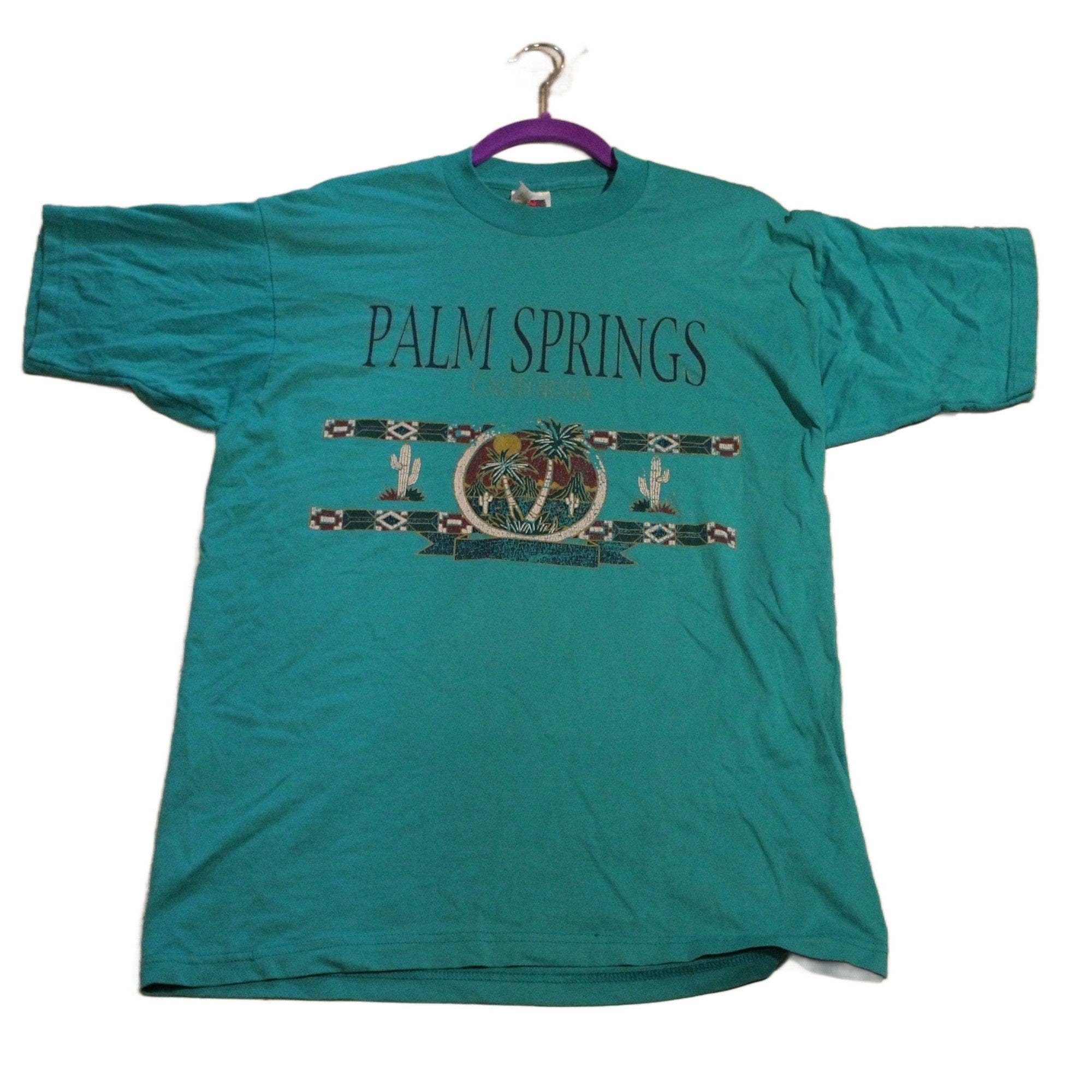Vintage 1990s Palm Springs California Souvenir T Shirt Men's Large - Image 2